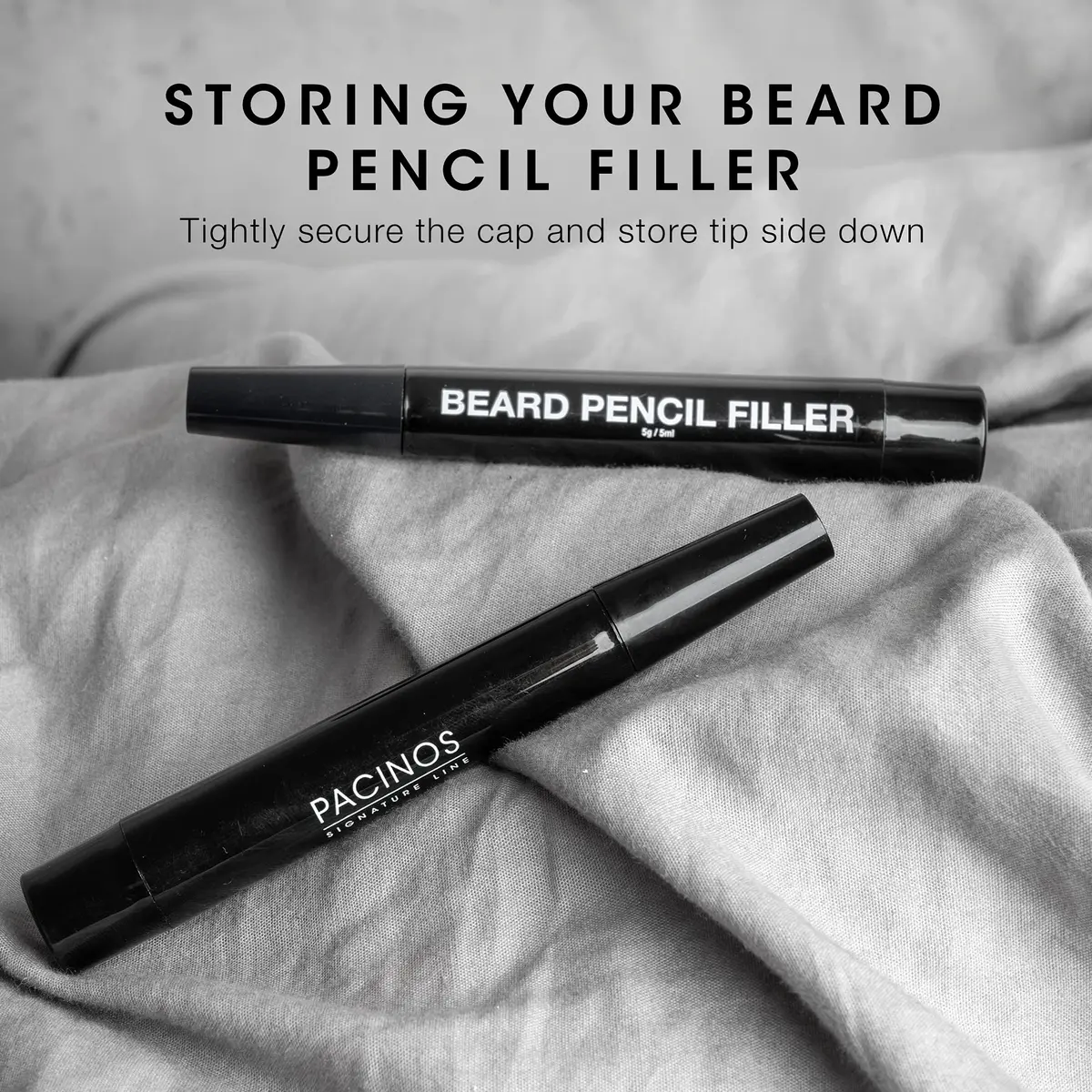 Pacinos Beard Pencil Filler Dark Brown | Waterproof, Long-Lasting, Natural Finish - view 6