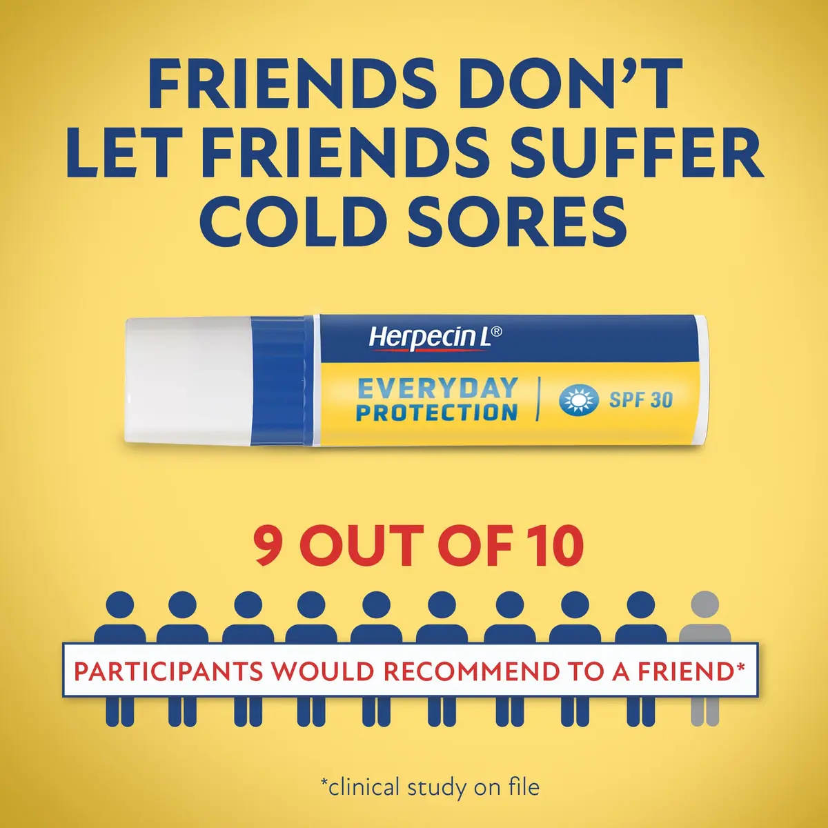 Herpecin-L Lip Balm Stick with SPF30 & Lysine | Protects & Treats Cold Sores, Chapped Lips, 0.1oz | 2 Pack - view 4