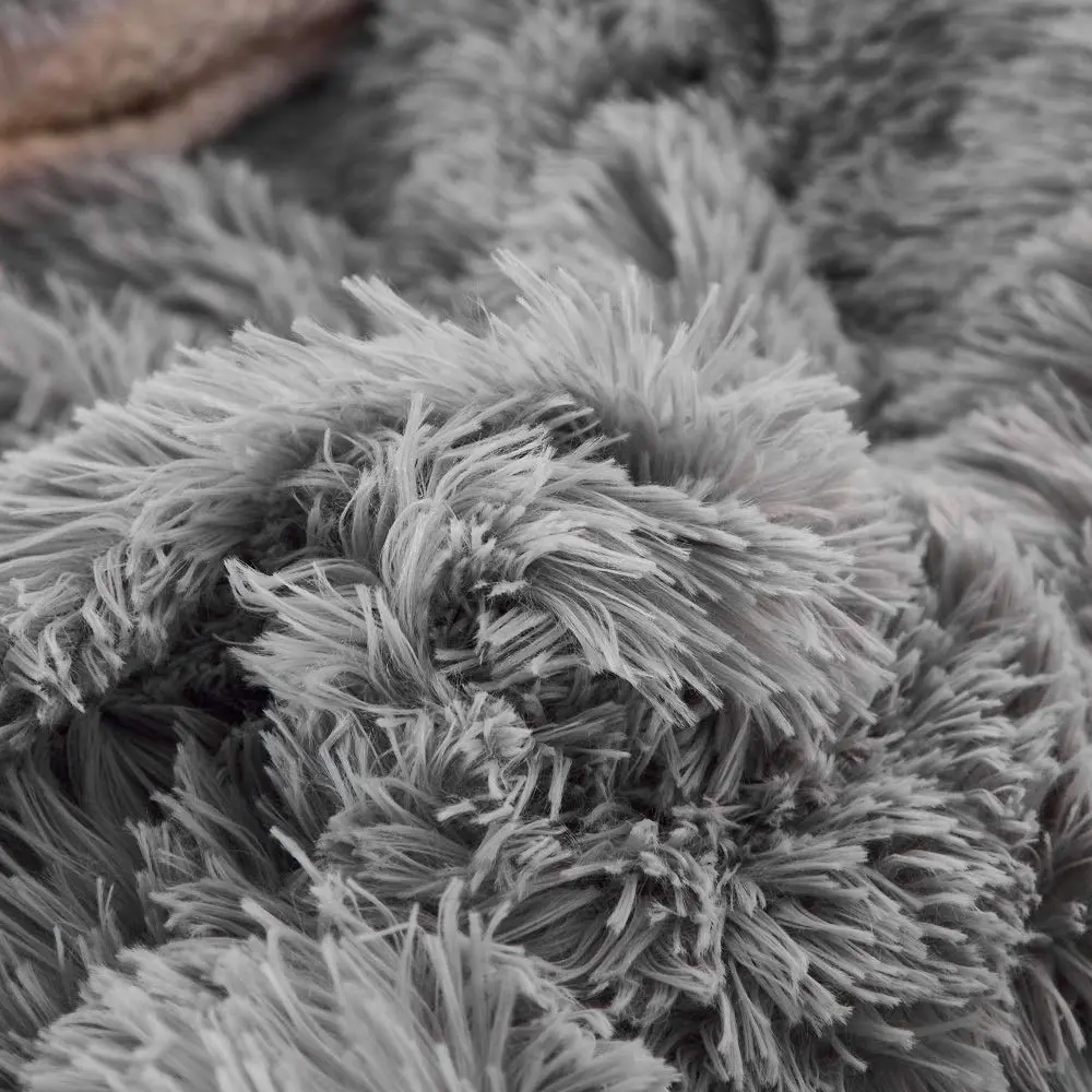 Flysheep Faux Fur Twin Comforter Set 68"x86" | Ultra Soft Reversible Bedding for Winter & Summer - view 4