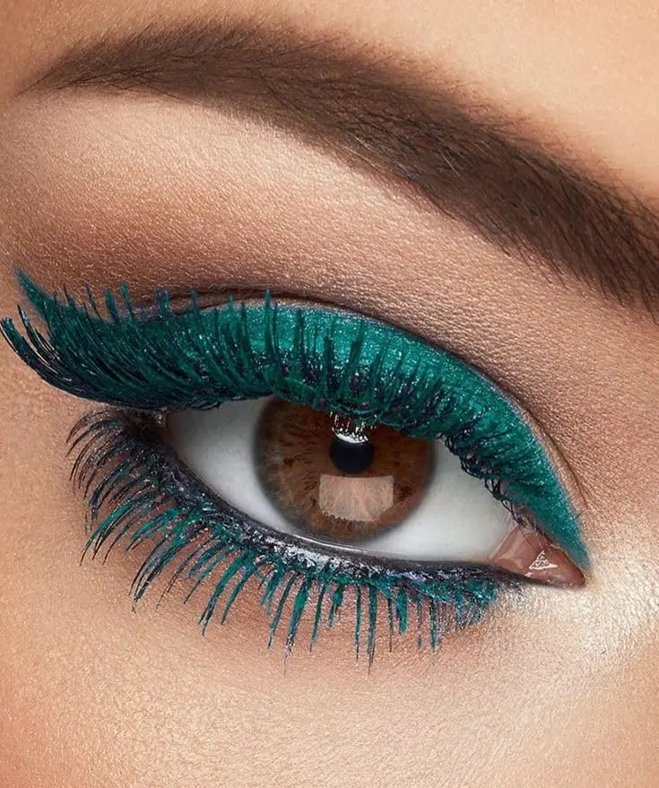 Maydear Dark Green Waterproof Mascara for Women's Eye Makeup | Volumizing & Lengthening - view 3