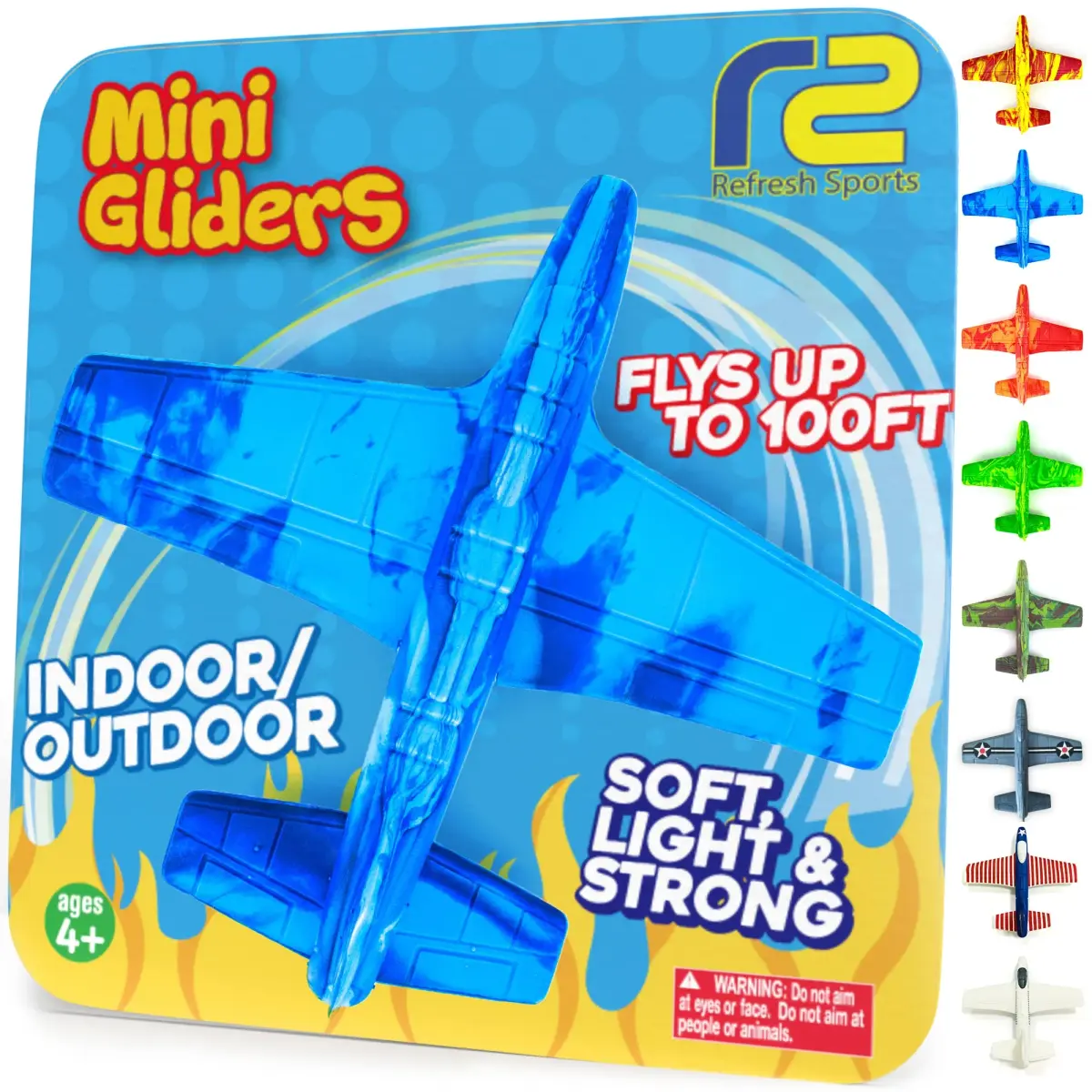 Refresh Sports EVA Foam Airplane Toy | 10.5cm (4.1in) Glider for Kids Ages 3+ - main product image