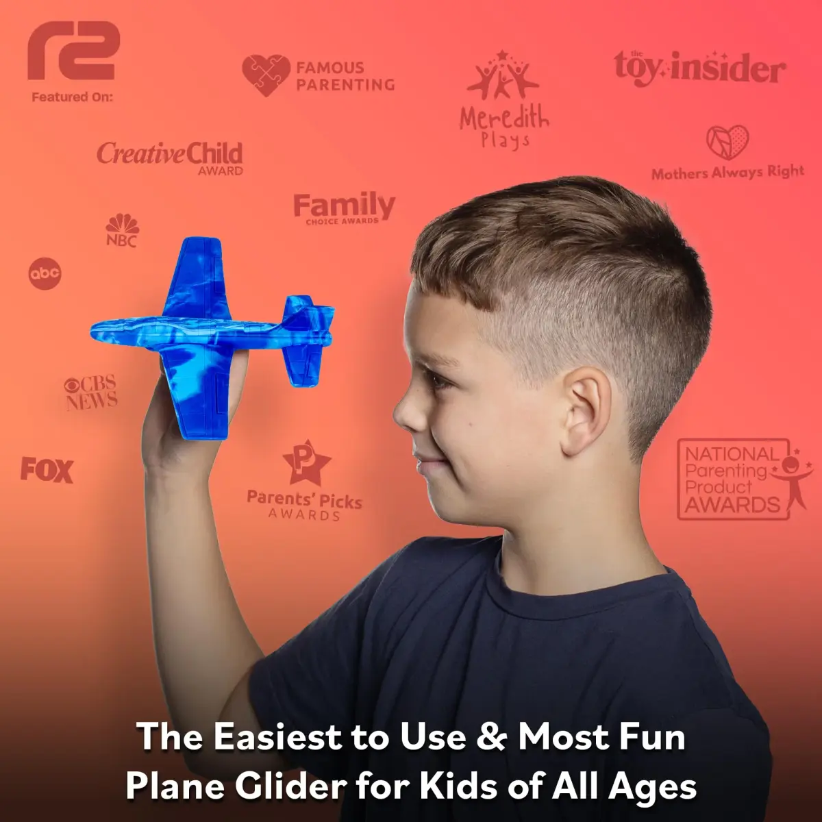 Refresh Sports EVA Foam Airplane Toy | 10.5cm (4.1in) Glider for Kids Ages 3+ - view 2