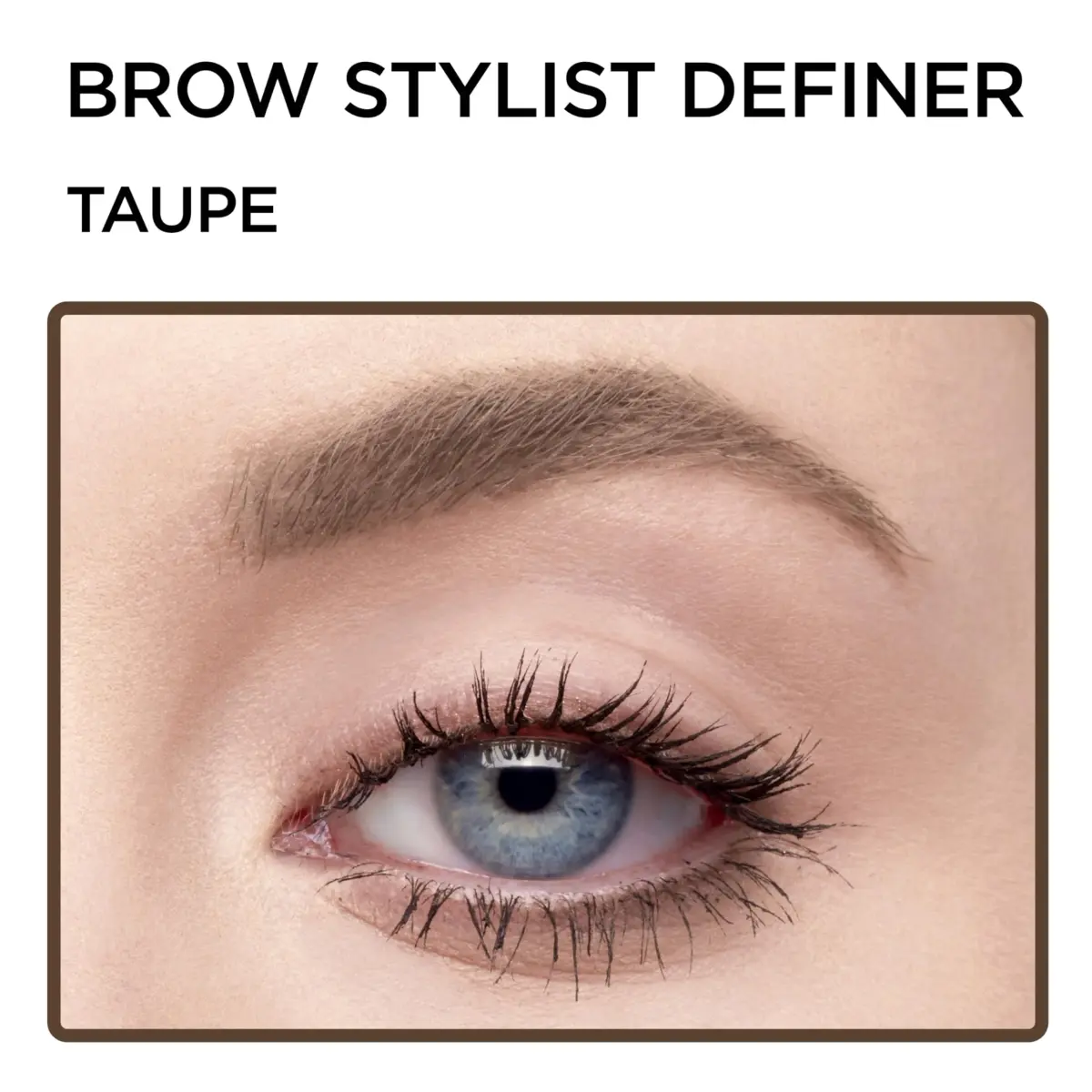 L'Oreal Paris Brow Stylist Definer Waterproof Eyebrow Pencil, Taupe, Single - view 4