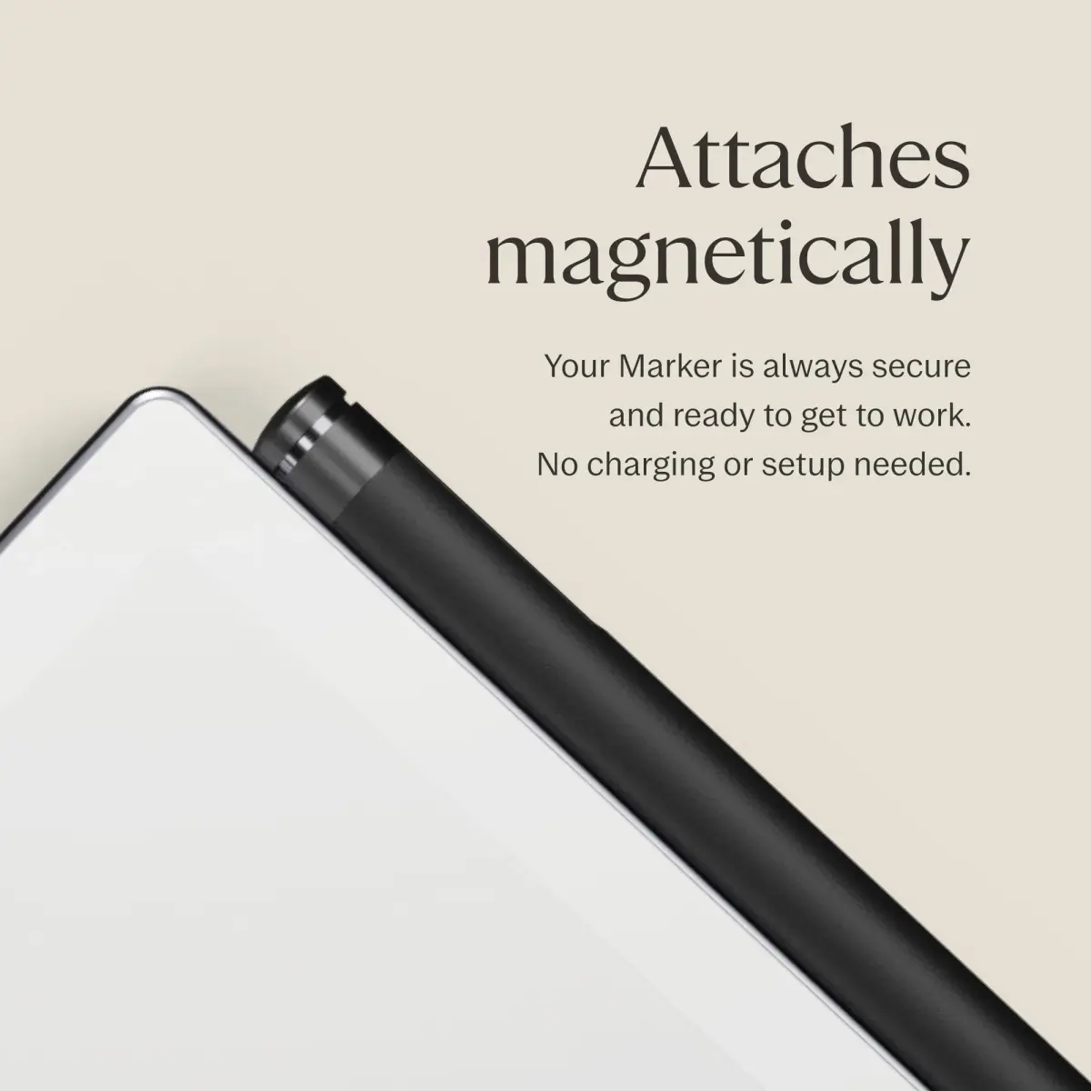 reMarkable Marker Plus with Eraser & 9 Felt Tips | Tilt & Pressure Sensitive Stylus - view 4