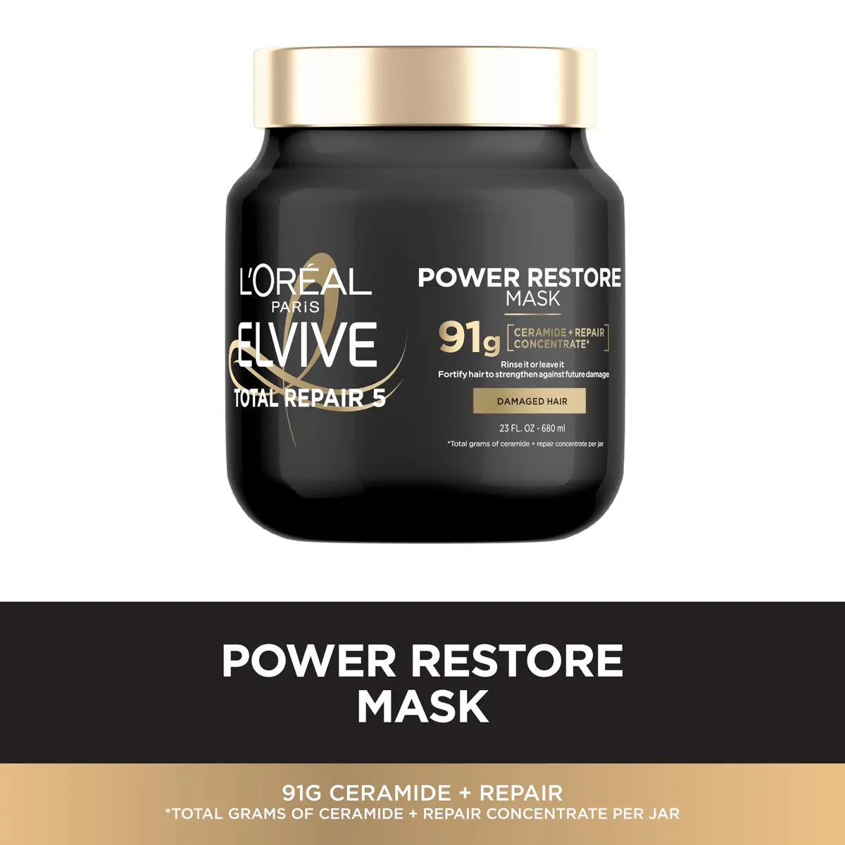 L'Oreal Paris Elvive Total Repair 5 Power Restore Hair Treatment 23 Fl Oz | Strengthens & Repairs Damaged Hair - view 2