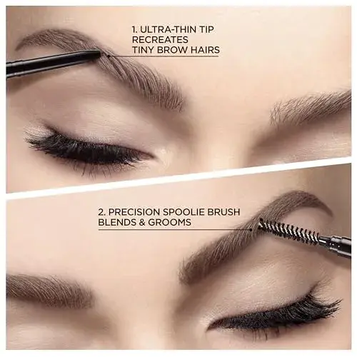 L'Oreal Paris Brow Stylist Definer Waterproof Eyebrow Pencil, Auburn, 0.002 kg (0.003 oz) | Ultra-Fine Tip for Natural Brows - view 2