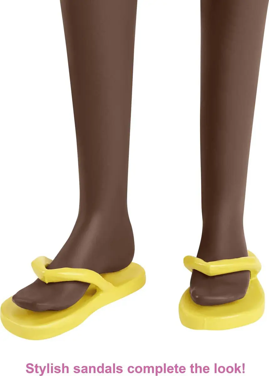 Barbie Loves The Ocean Doll with Brown Hair | Recycled Plastics, Beach Fashion, Ages 3-7 - view 4