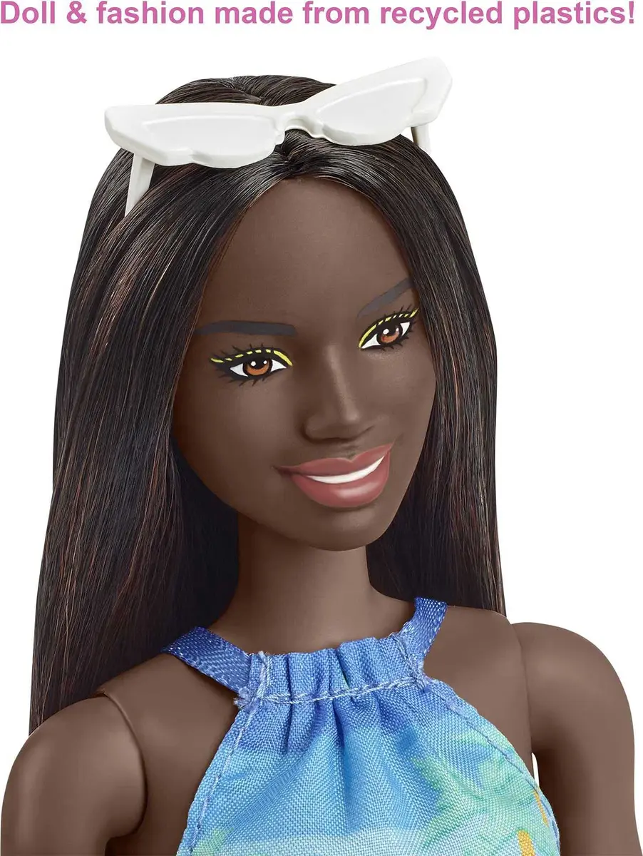 Barbie Loves The Ocean Doll with Brown Hair | Recycled Plastics, Beach Fashion, Ages 3-7 - view 3