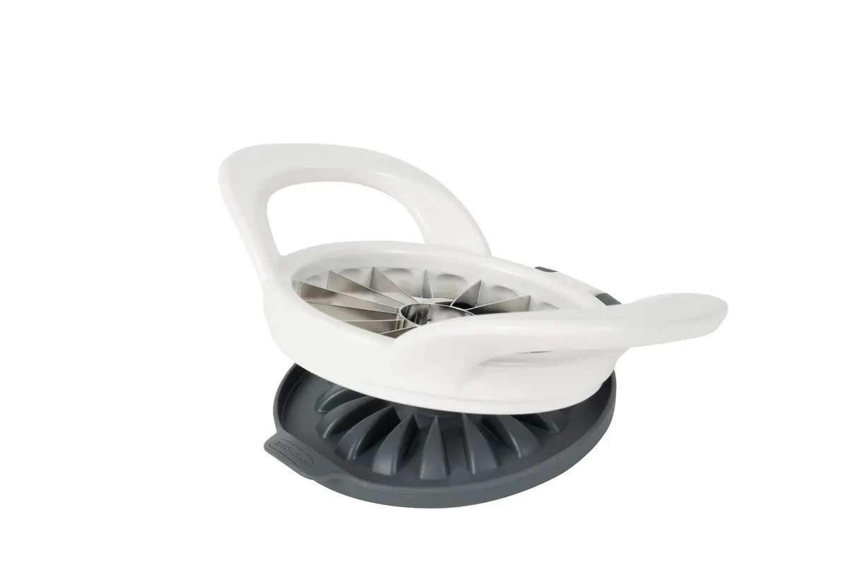 Progressive 16-Slice Thin Apple Slicer & Corer | Dishwasher Safe, White - view 2