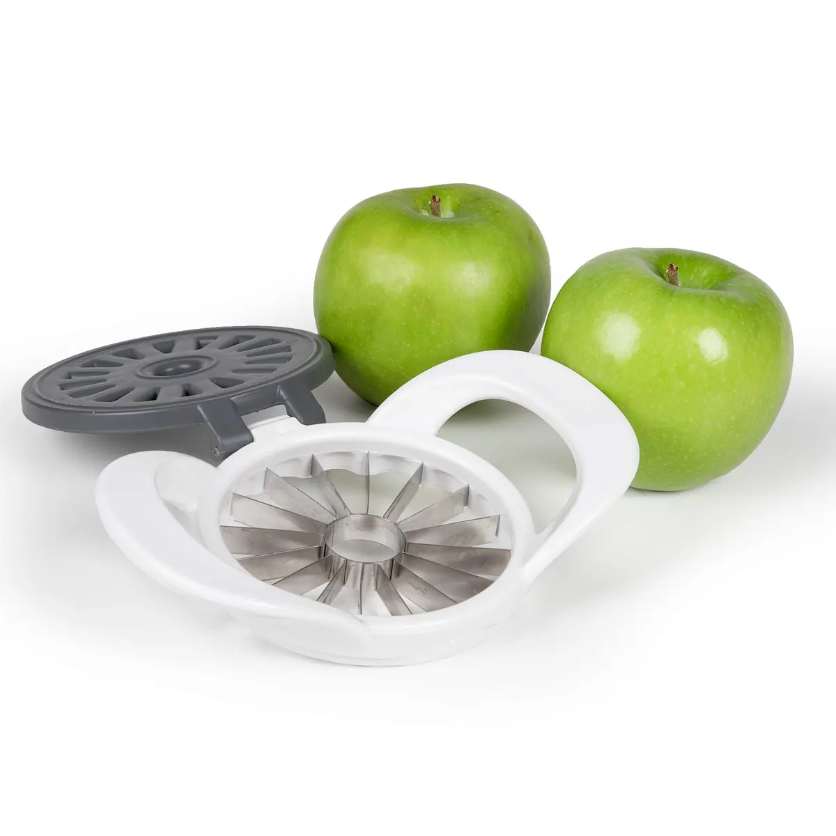 Progressive 16-Slice Thin Apple Slicer & Corer | Dishwasher Safe, White - view 4