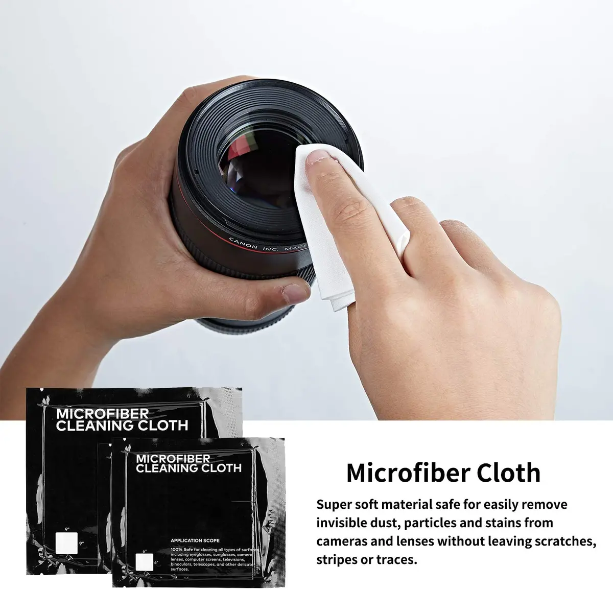 KuuZuse Camera Cleaning Kit with APS-C Swabs & Microfiber Cloths | DSLR & Lens Care - view 4