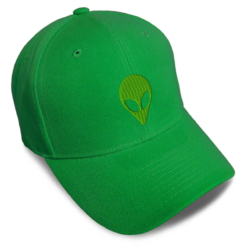 Speedy Pros Baseball Cap with Alien A Embroidery | Adjustable Acrylic Men & Women Hat - main product image