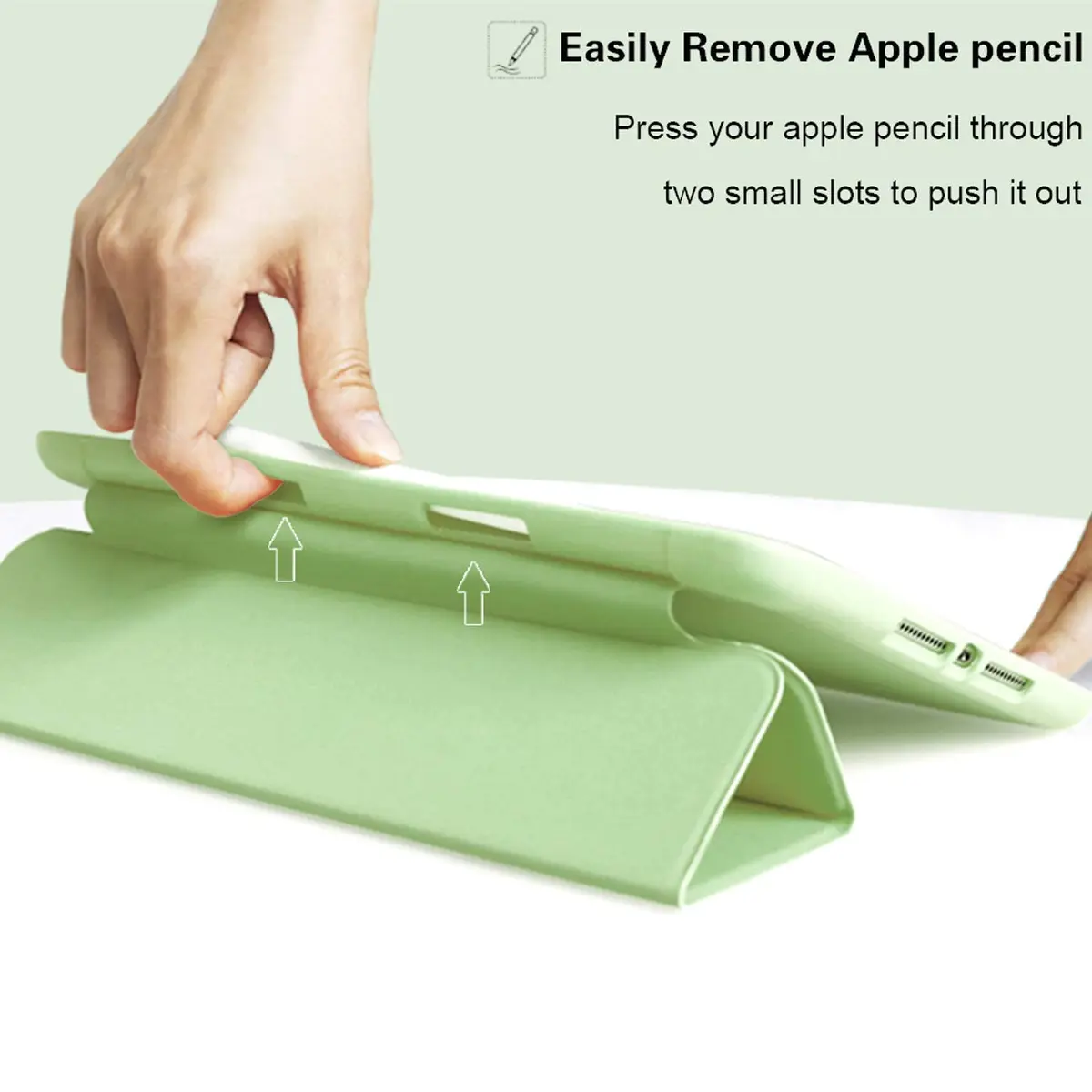 aoub Case for iPad 6th/5th Generation 9.7 inch (Light Green) - view 5