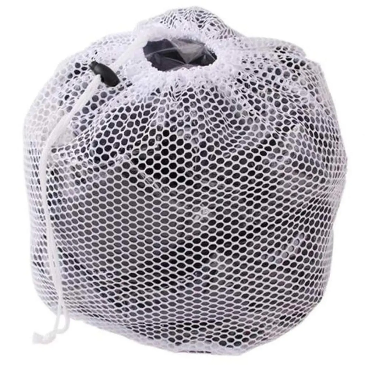 The Flash Store Premium Fine Mesh Laundry Bag 20 x 28 inches | Sturdy White Mesh with Drawstring - main product image