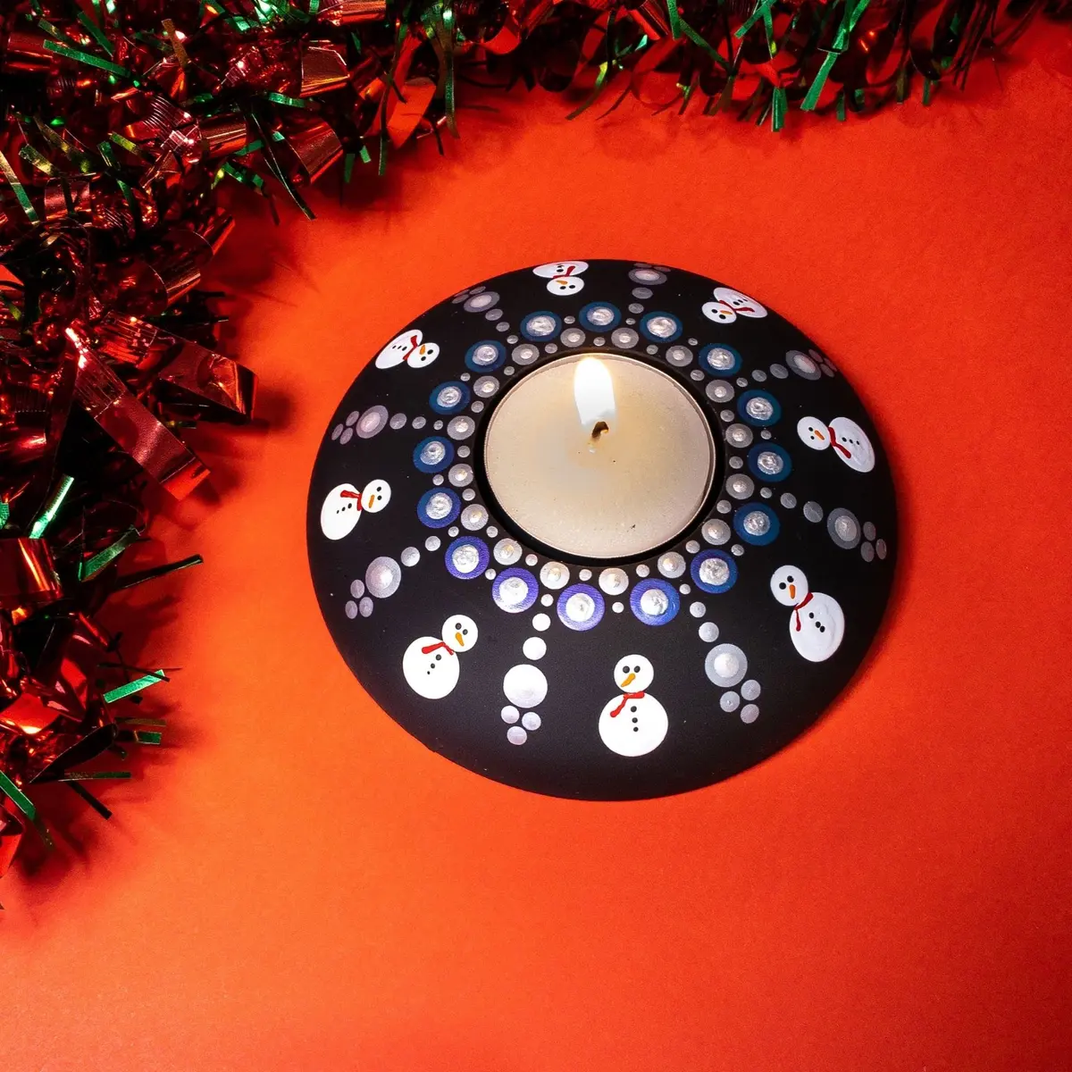 Happy Dotting Company Tea Light Candle Holder Silicone Mold - Round Shape - DIY & Creative Projects - view 8