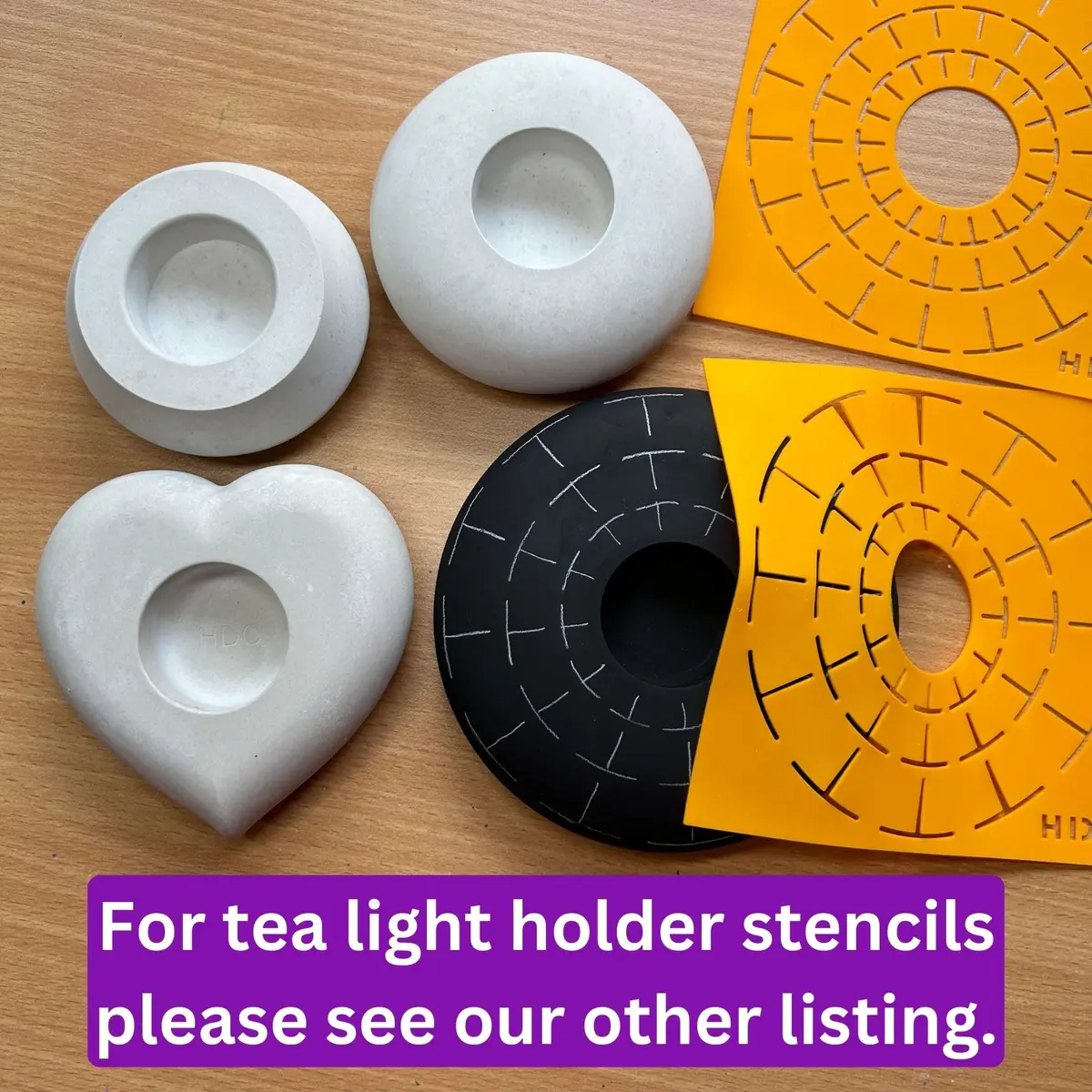 Happy Dotting Company Tea Light Candle Holder Silicone Mold - Round Shape - DIY & Creative Projects - view 9