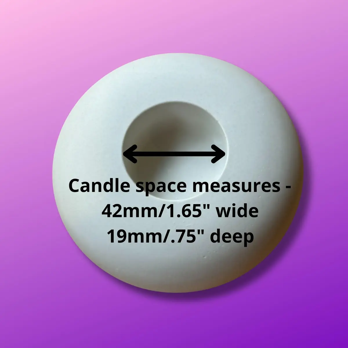 Happy Dotting Company Tea Light Candle Holder Silicone Mold - Round Shape - DIY & Creative Projects - view 4