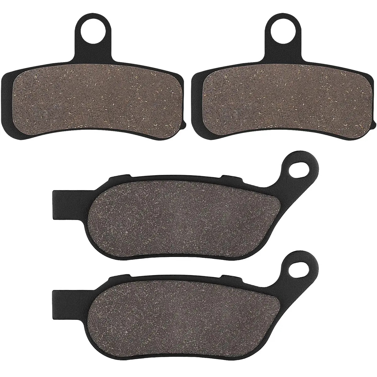 Yerbay Motorcycle Brake Pads for Harley Davidson FXDWG | Front & Rear, Semi-metallic, 90.6mm x 62.1mm - main product image