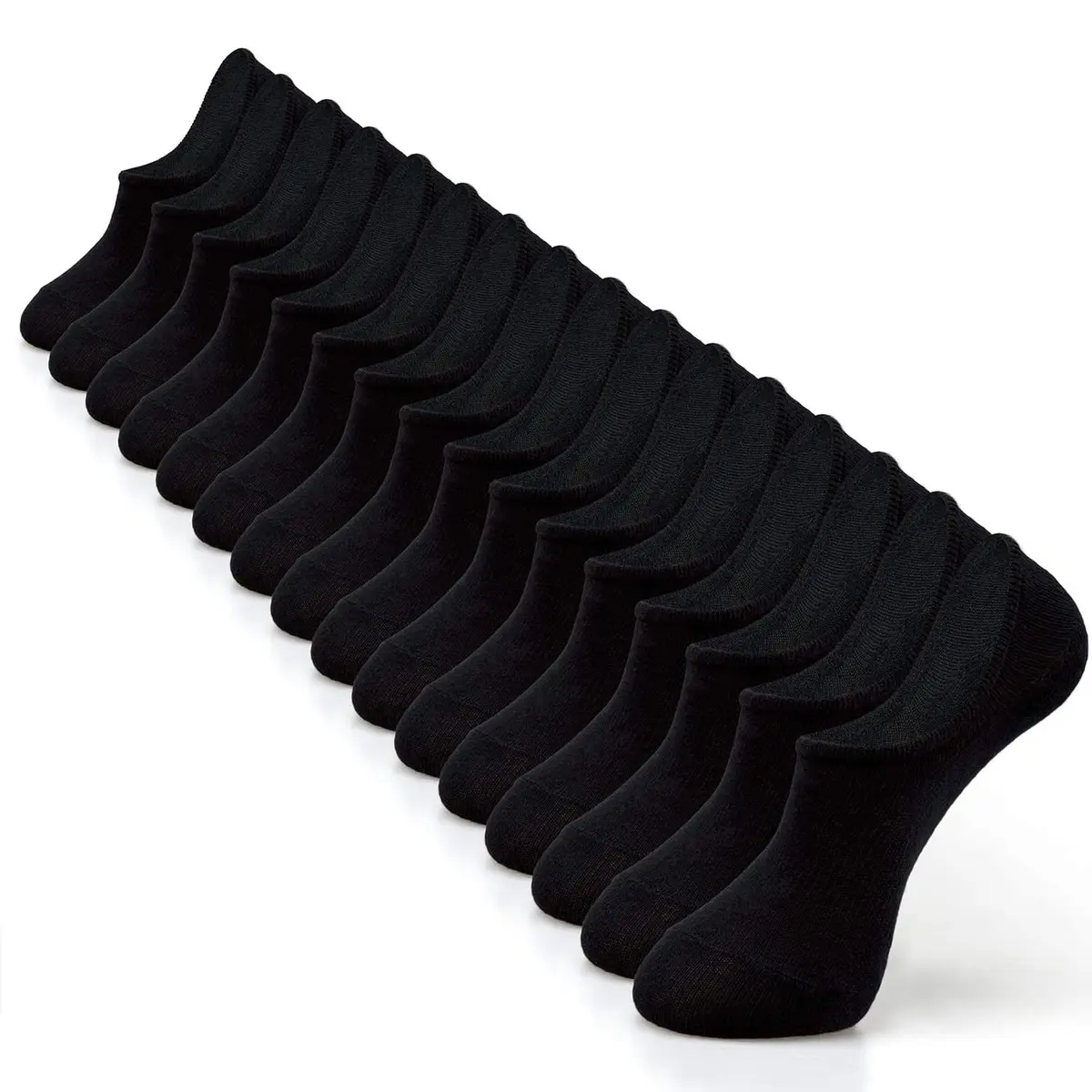 IDEGG Men No Show Low Cut Athletic Socks 8 Pairs | Non-Slip Grip & Moisture-Wicking - main product image
