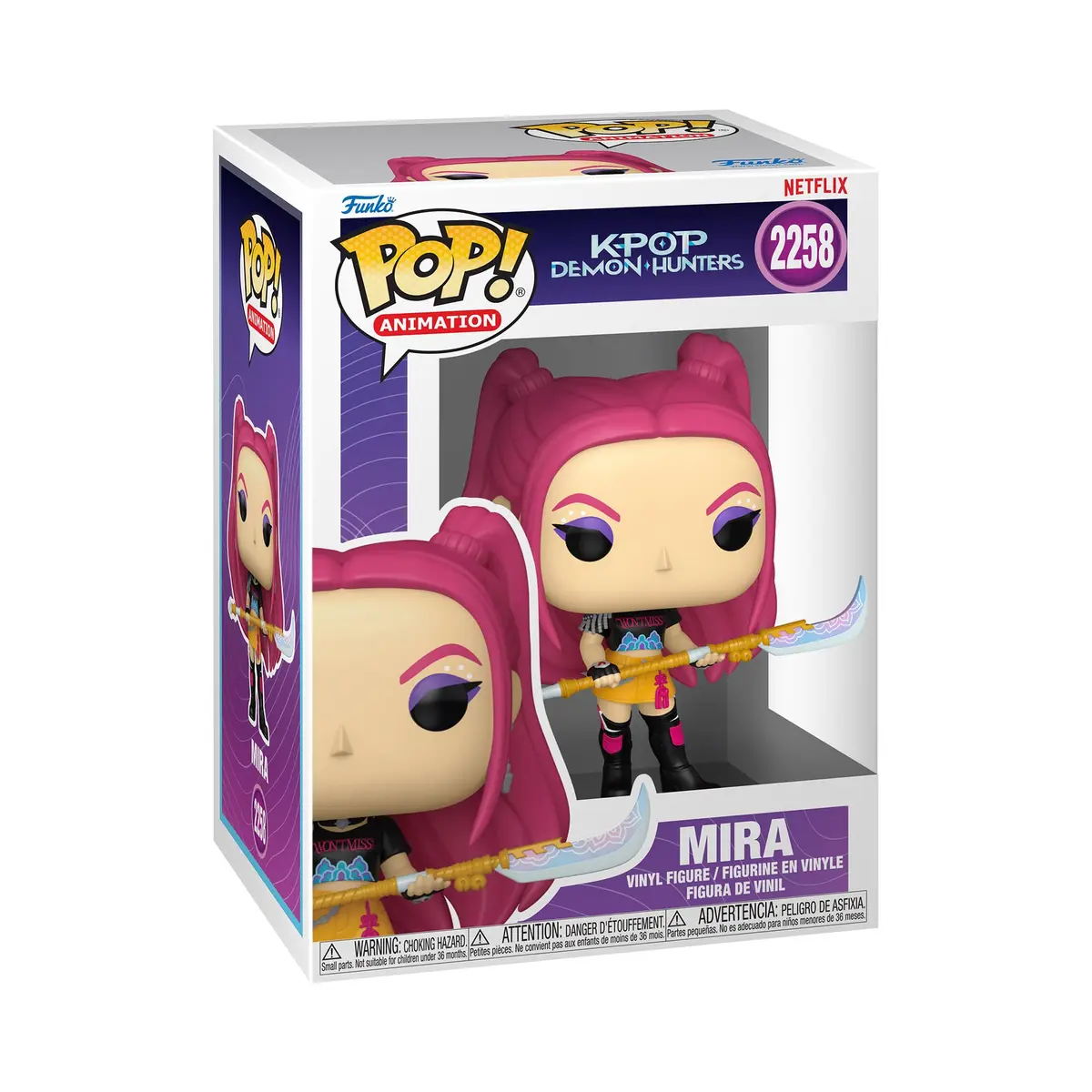 Funko POP! Animation: Netflix Kpop Demon Hunters - Mira | Collectible Vinyl Figurine 11.2cm - main product image