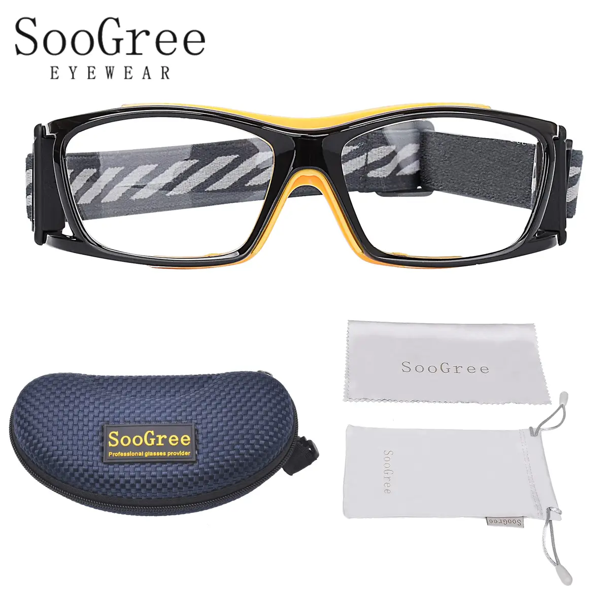 SooGree Adult Basketball Soccer Sports Protective Eyewear Goggles Glasses | Impact-Resistant Polycarbonate Frame & Clear Vision - view 7