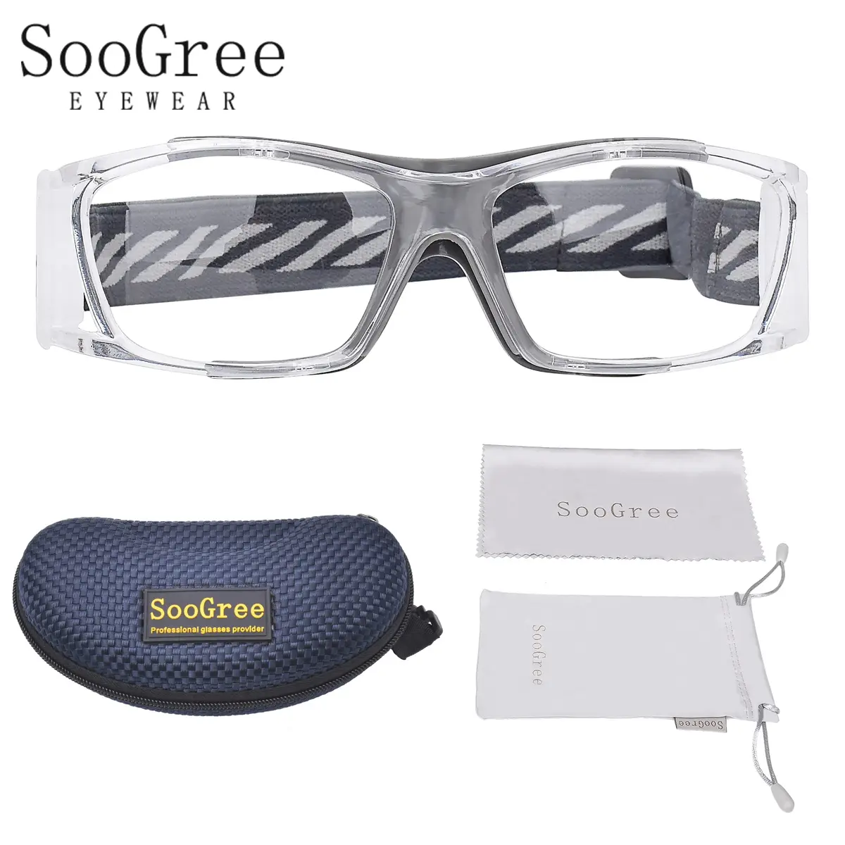 SooGree Basketball Dribbling Glasses Impact-Resistant Goggles for Men Adults | Clear Vision & Eye Safety - view 8