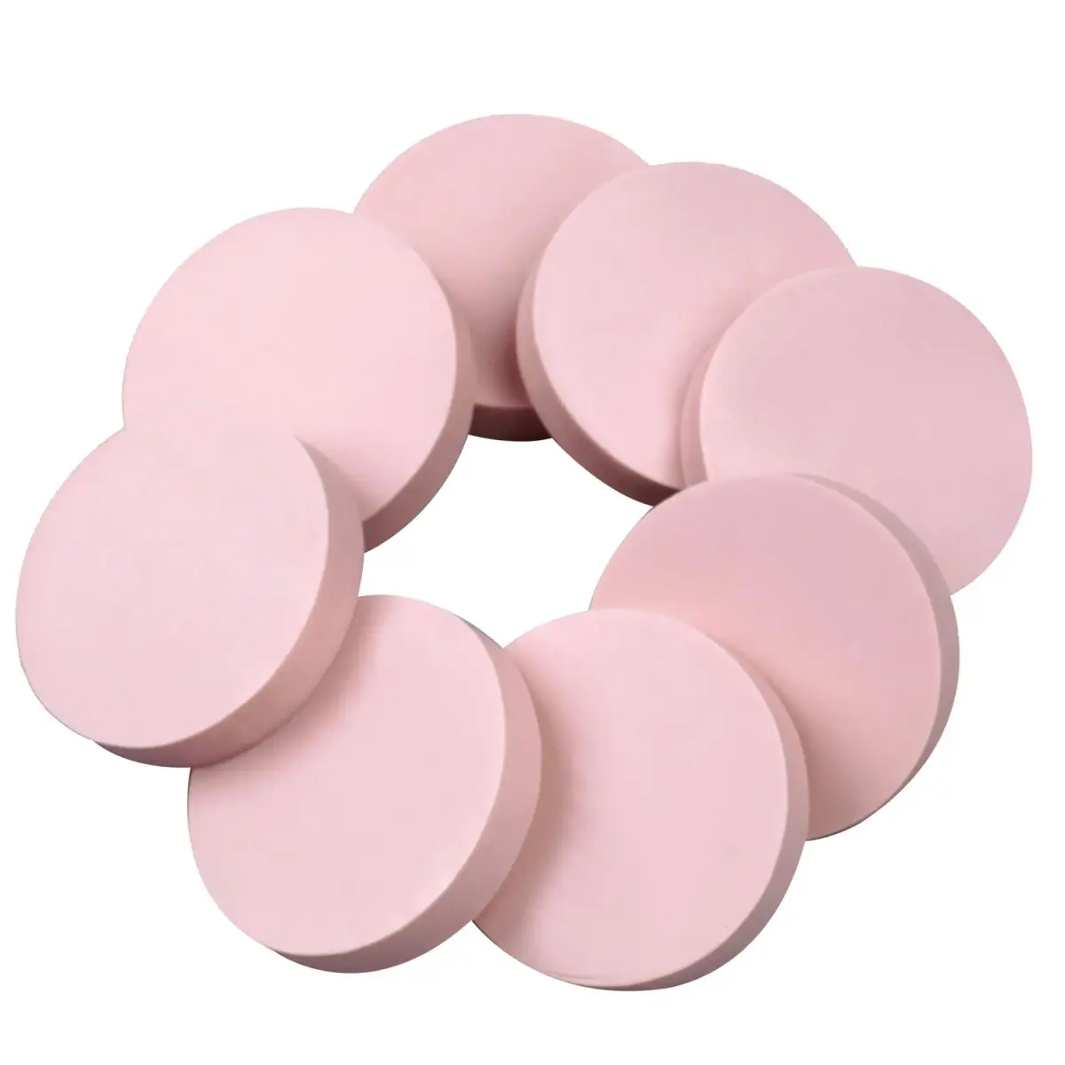 XoreArt Pink Rubber Carving Blocks for Stamps, 2"x2" (5.08cm x 5.08cm) - 8 Pcs - main product image