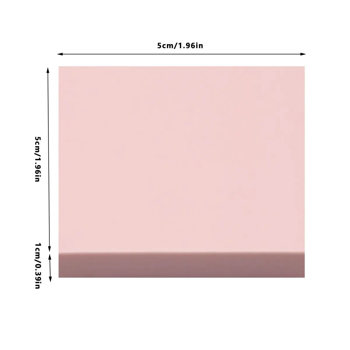 XoreArt Pink Rubber Carving Blocks 5cm x 5cm (8-Pack) | Soft Rubber Crafts for Stamp Making - view 6
