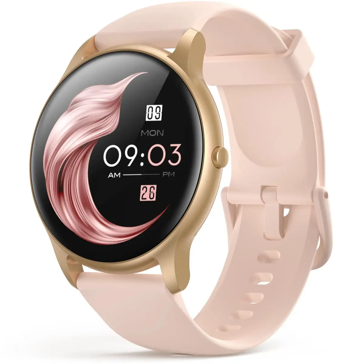 AGPTEK LW11 Smart Watch for Women | 50m Waterproof, 1.3" Display, 100+ Sports Modes - main product image