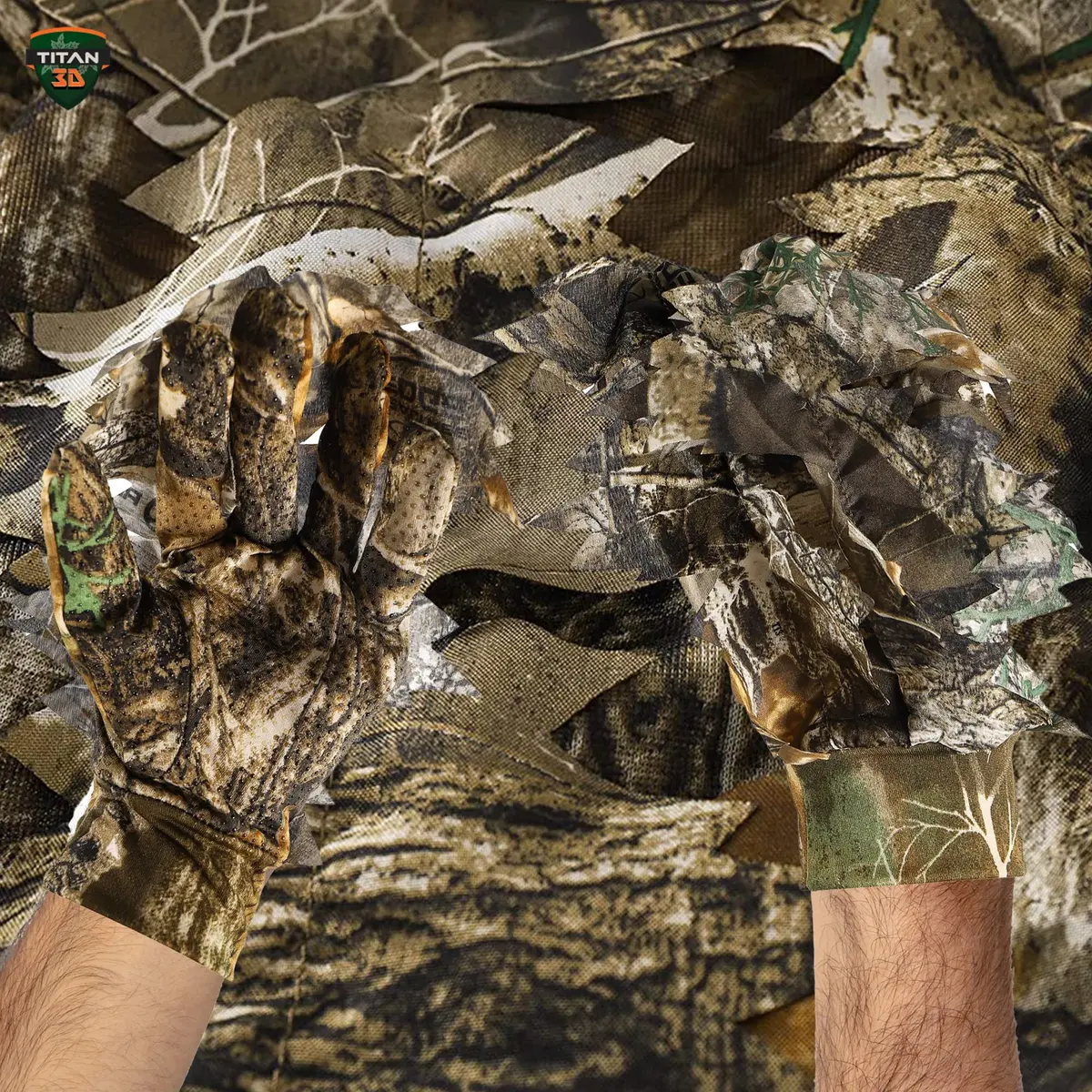 Titan 3D Gloves Realtree Edge | Lightweight Camouflage Hunting Gloves for Men & Women - view 6