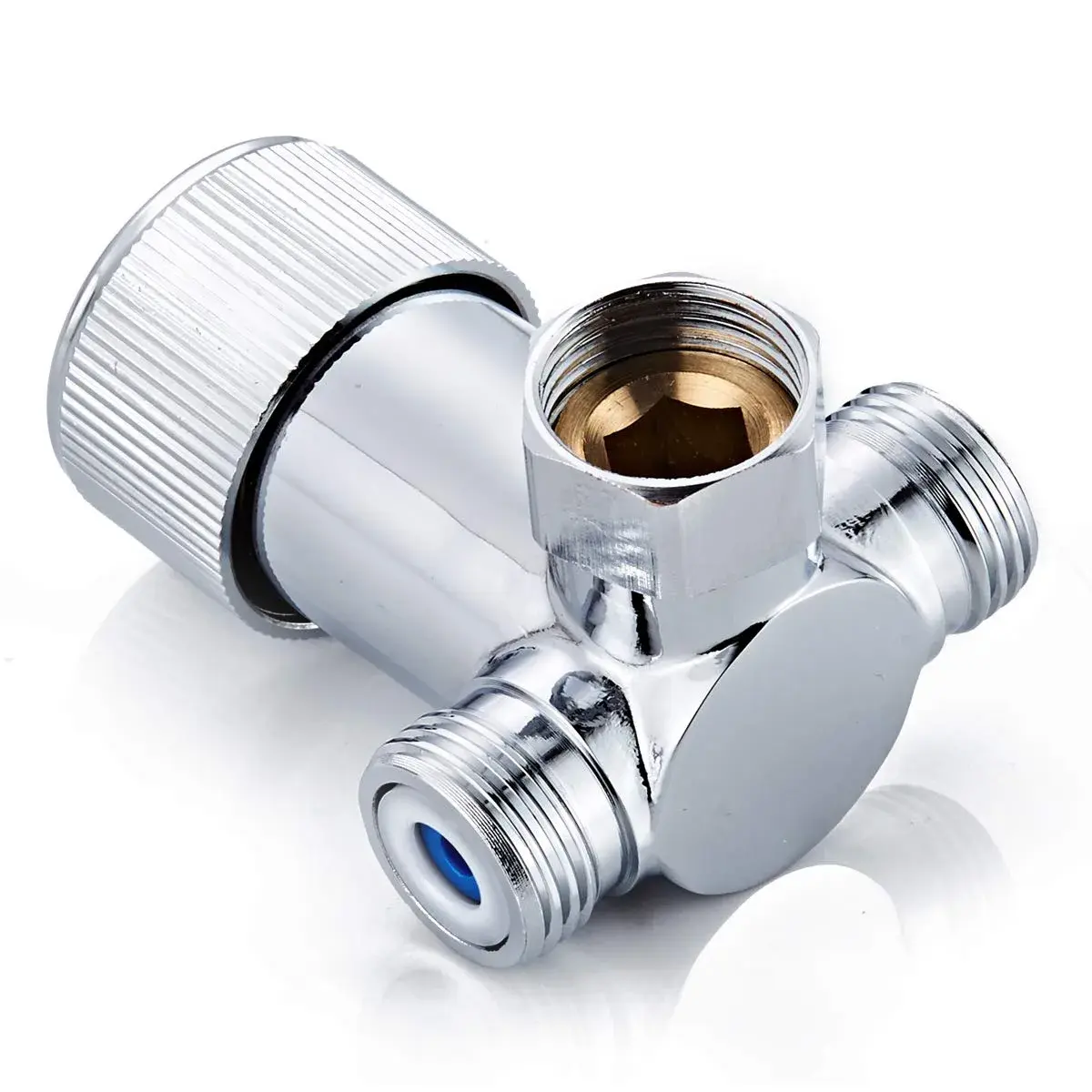 Fyeer Solid Brass DN15 1/2" Hot and Cold Water Mixing Valve | Chrome Plated - view 5
