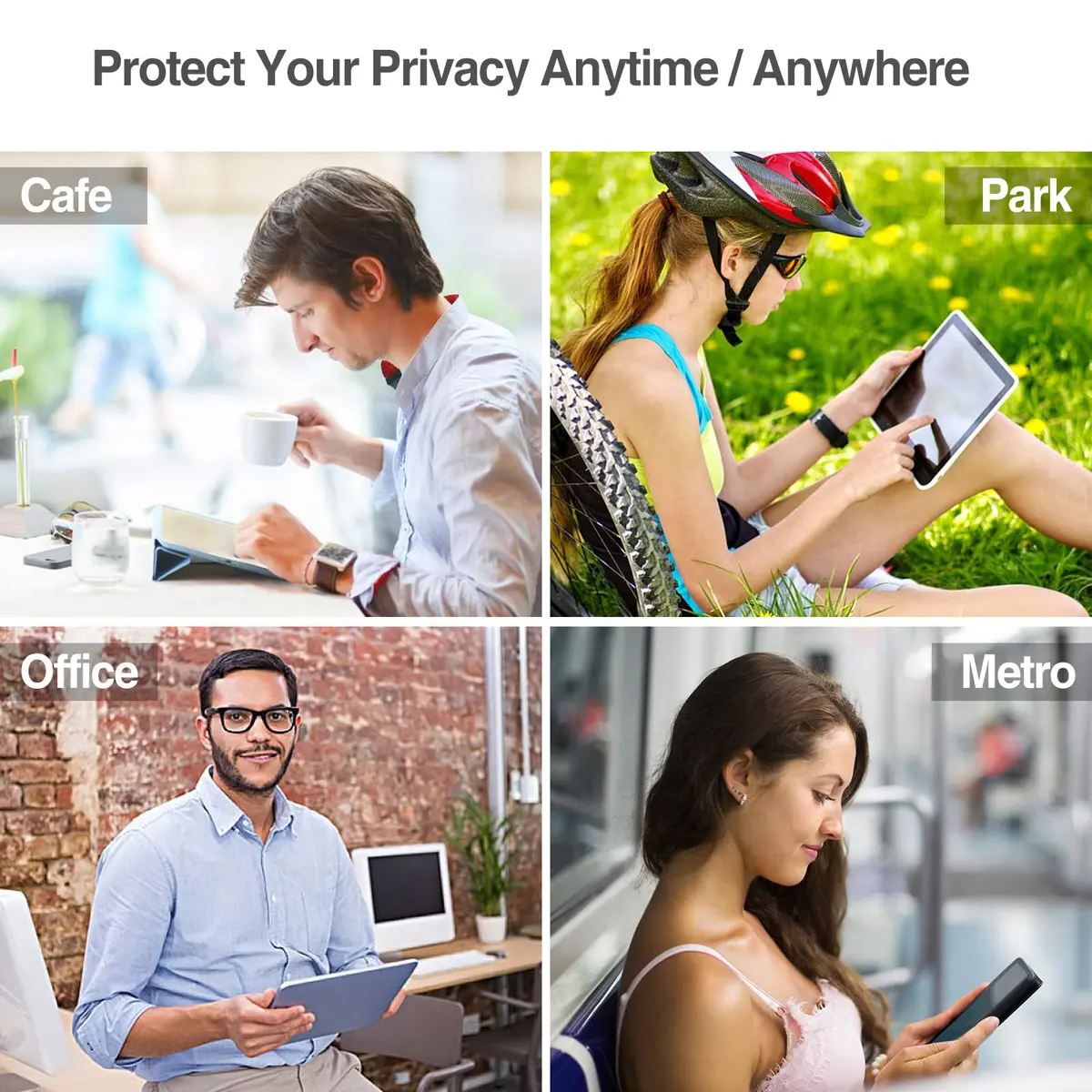 ProCase Privacy Screen Protector for iPad Air 5th 2022 / Air 4th 2020 / iPad Pro 11 4th 2022 / 3rd 2021 / 2nd 2020 / 1st 2018 | Anti-Spy Tempered Glass - view 6