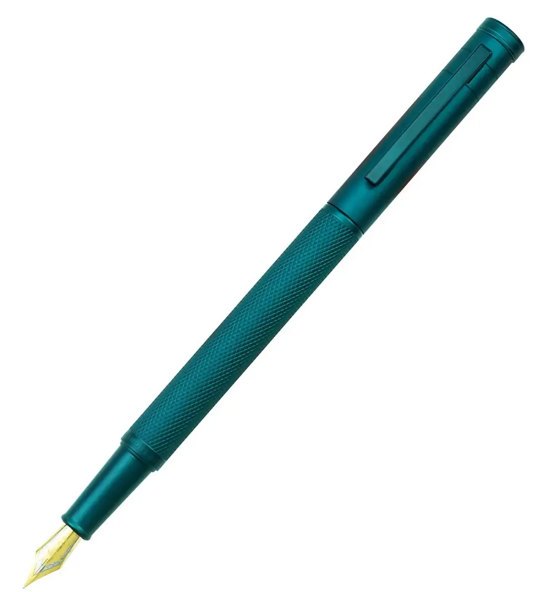 Asvine Dark Green Forest Fountain Pen Extra Fine Nib Classic Design with Converter and Metal Pen Case Set | Smooth Ink Flow Writing Instrument - view 9