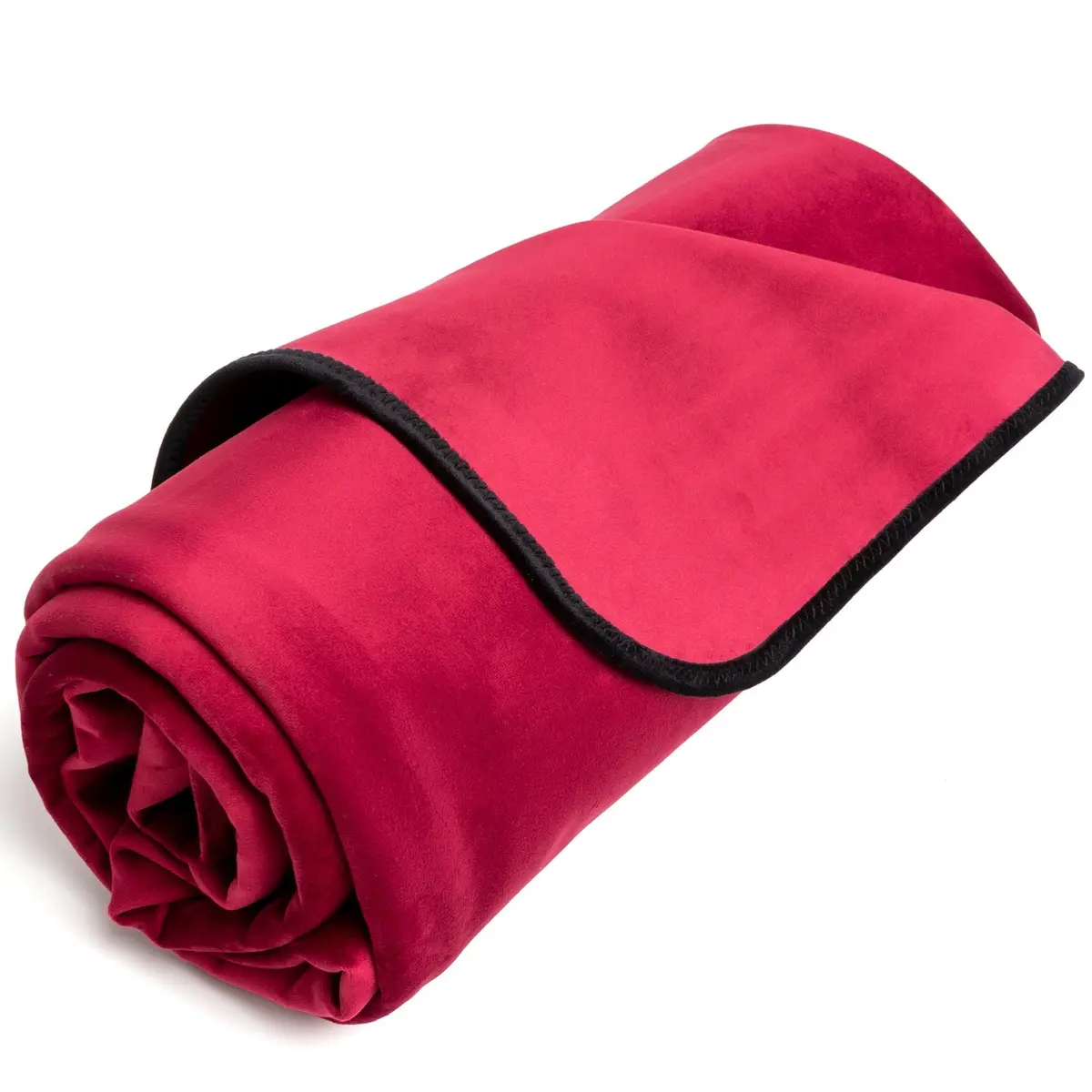Liberator Lush Throw Moisture-Resistant Blanket | Luxuriously Soft, Travel Size, Merlot - main product image