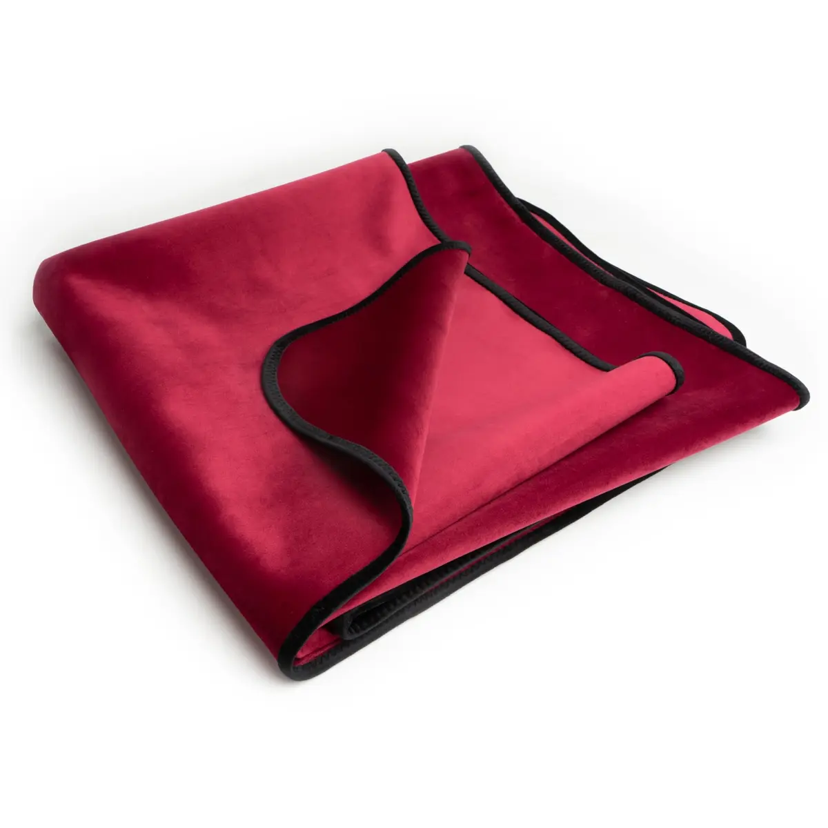 Liberator Lush Throw Moisture-Resistant Blanket | Luxuriously Soft, Travel Size, Merlot - view 6