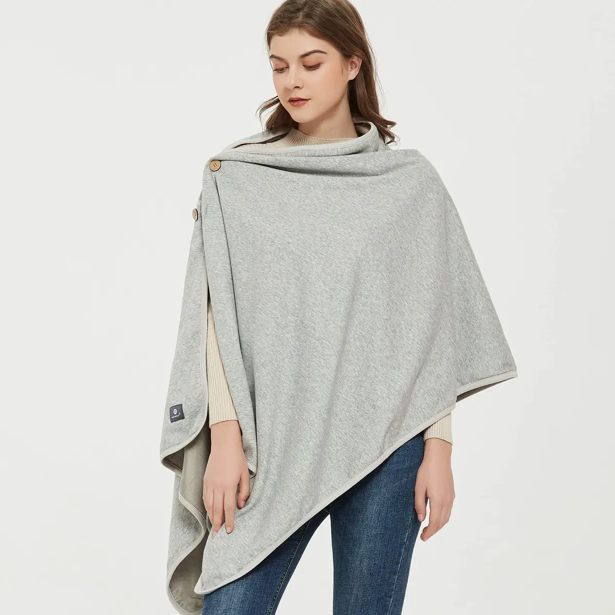 Radia Smart EMF Poncho - Shielding Blanket, 5G, Cotton, 28" x 72" | Anti-Radiation Wearable - view 7