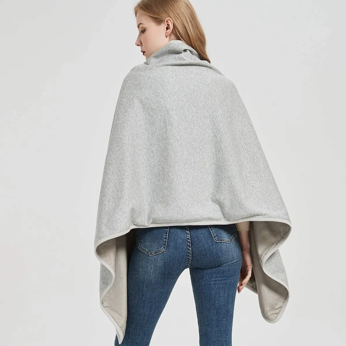 Radia Smart EMF Poncho - Shielding Blanket, 5G, Cotton, 28" x 72" | Anti-Radiation Wearable - view 2