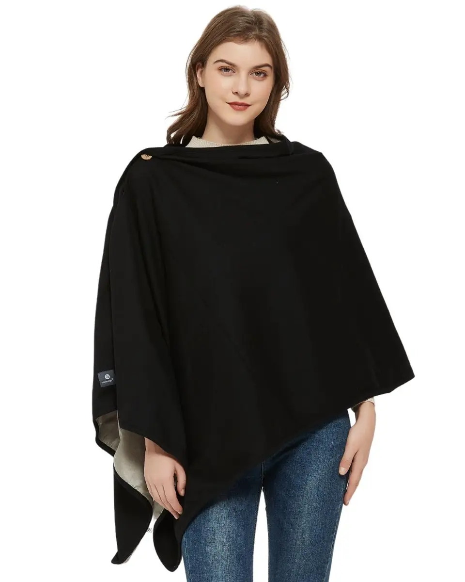 Radia Smart EMF Protection Poncho, Wrap, Wearable Blanket | RF Radiation Shielding & WiFi Blocker, 28" x 72" - main product image