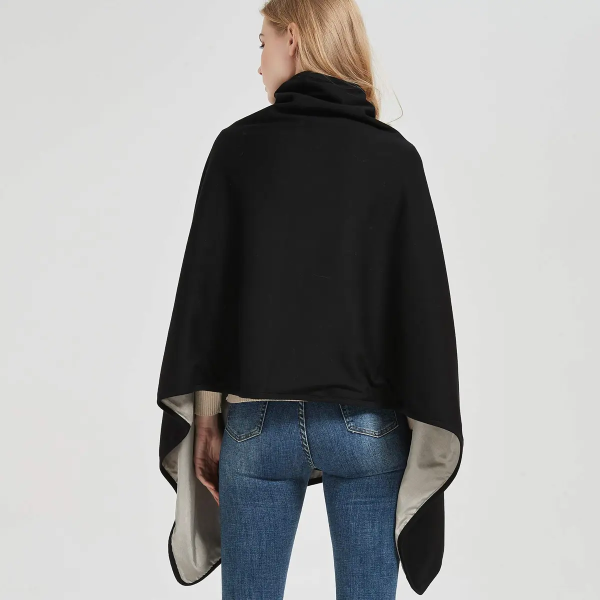 Radia Smart EMF Protection Poncho, Wrap, Wearable Blanket | RF Radiation Shielding & WiFi Blocker, 28" x 72" - view 2