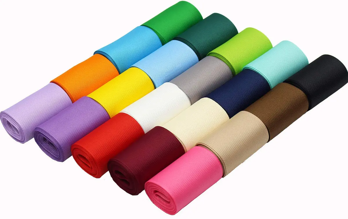 BAORJCT 2 Inches Grosgrain Ribbons Fabric Ribbons | 20 Bright Colors, 40 Yards Total, Durable Polyester, Gift Wrapping & DIY Accessories - view 9