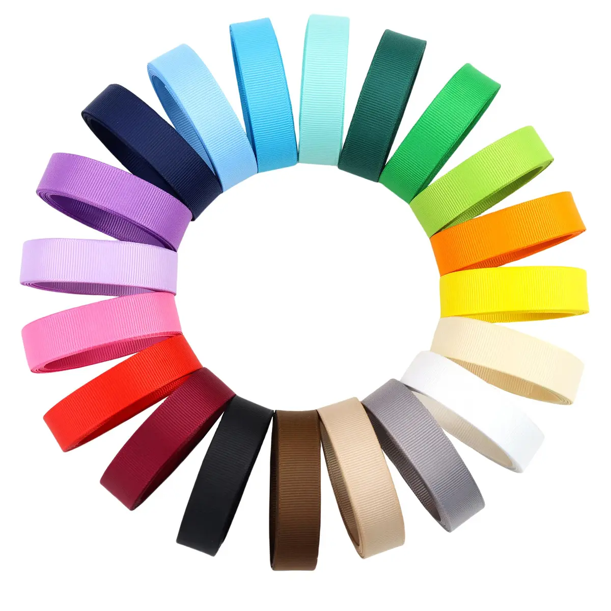 BAORJCT Grosgrain Ribbons Fabric Ribbons 16mm (5/8 Inch) 40 Yards Total | 20 Colors for Crafts & Gifts - view 2