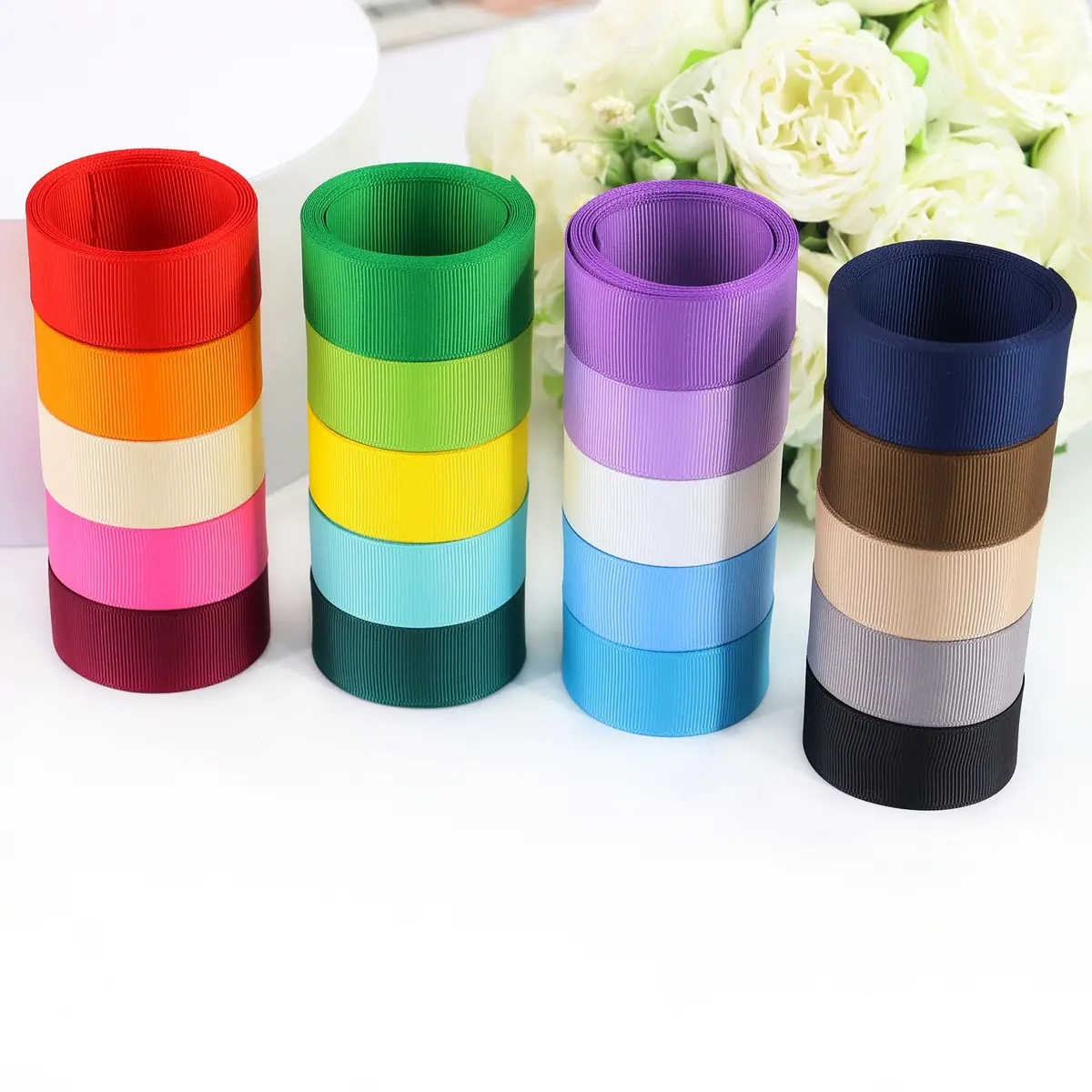 BAORJCT Grosgrain Ribbon 1 Inch (25mm) Wide, 40 Yards Total | 20 Colors for Crafts & Gifts - view 7