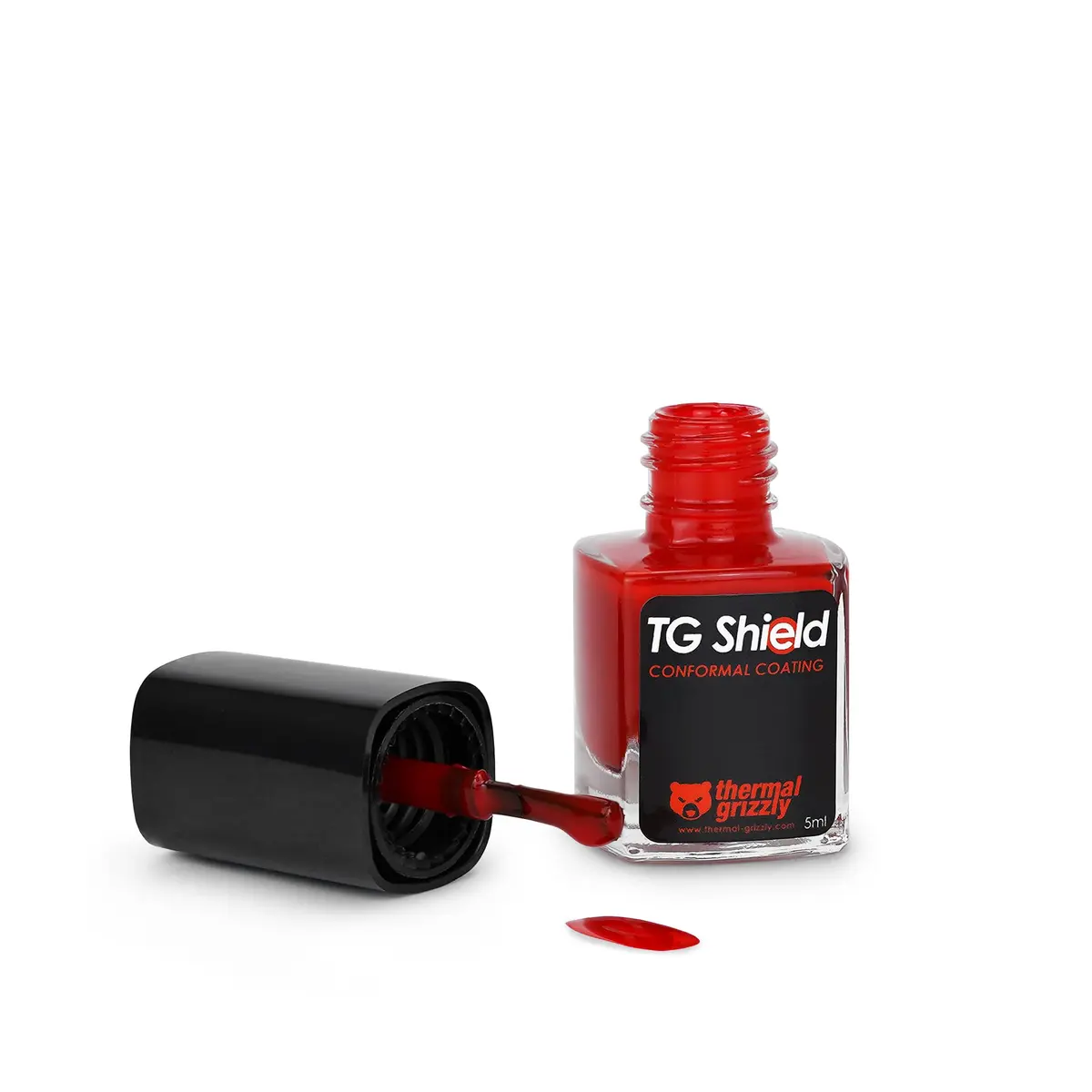 Thermal Grizzly TG Shield Conformal Coating 5ml (0.16 Fl Oz) | Protects Components From Liquid Metal and Short Circuits - view 5