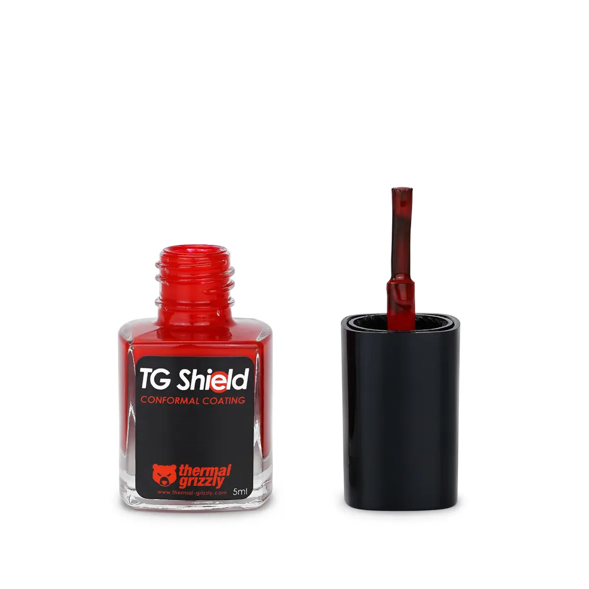 Thermal Grizzly TG Shield Conformal Coating 5ml (0.16 Fl Oz) | Protects Components From Liquid Metal and Short Circuits - view 4