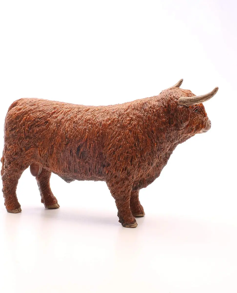 Schleich Farm World Highland Bull Toy Figurine 156 g (5.5 oz) | ASTM-Tested for Kids Ages 3+ - view 7