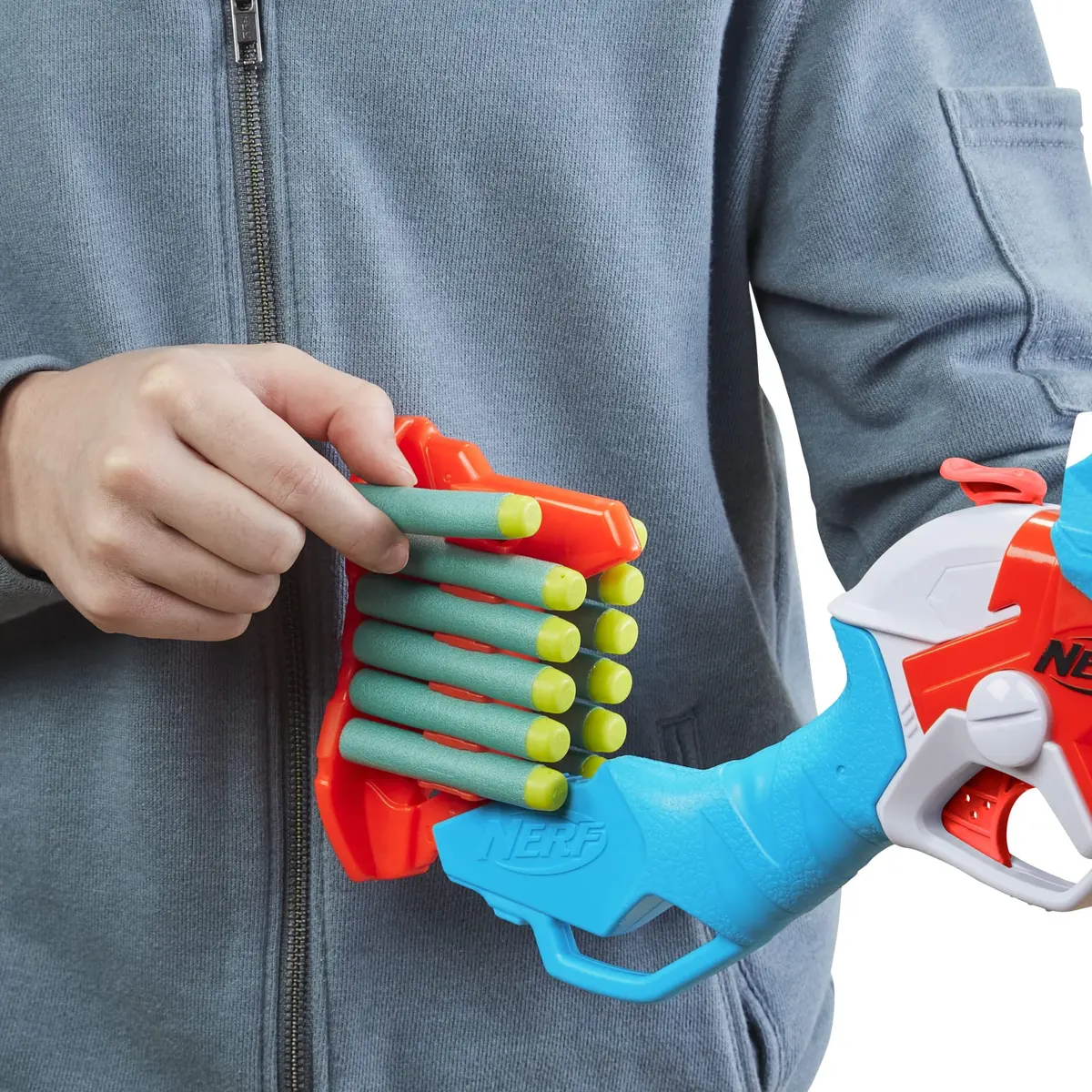 Nerf DinoSquad Tricera-Blast Dart Blaster | Dinosaur Kids Toy for 8+ | Foam Blaster with 12 Darts - view 3