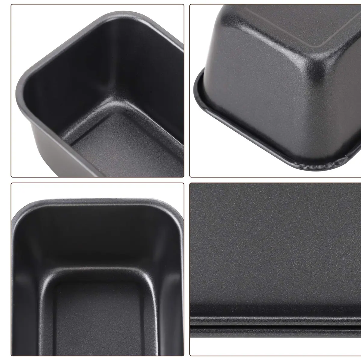 Beasea Long Loaf Bread Pan 12x4 Inch | Nonstick Carbon Steel Bakeware for Oven Baking - view 7