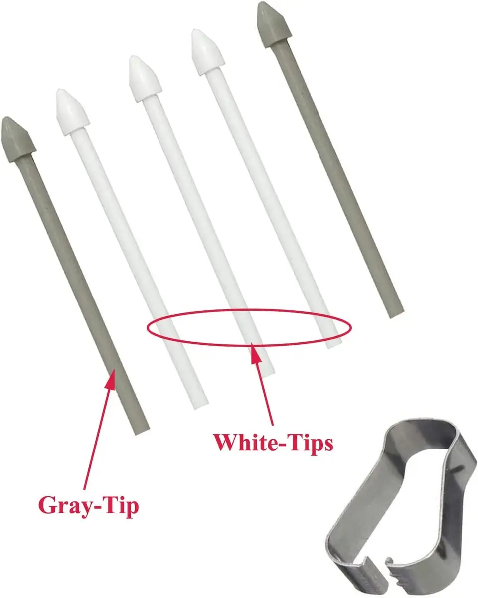 ubrokeifixit White S Pen Replacement Tips for Samsung Galaxy Tab S7/S7+ 11.0"/12.4" (5-Pack) - view 2