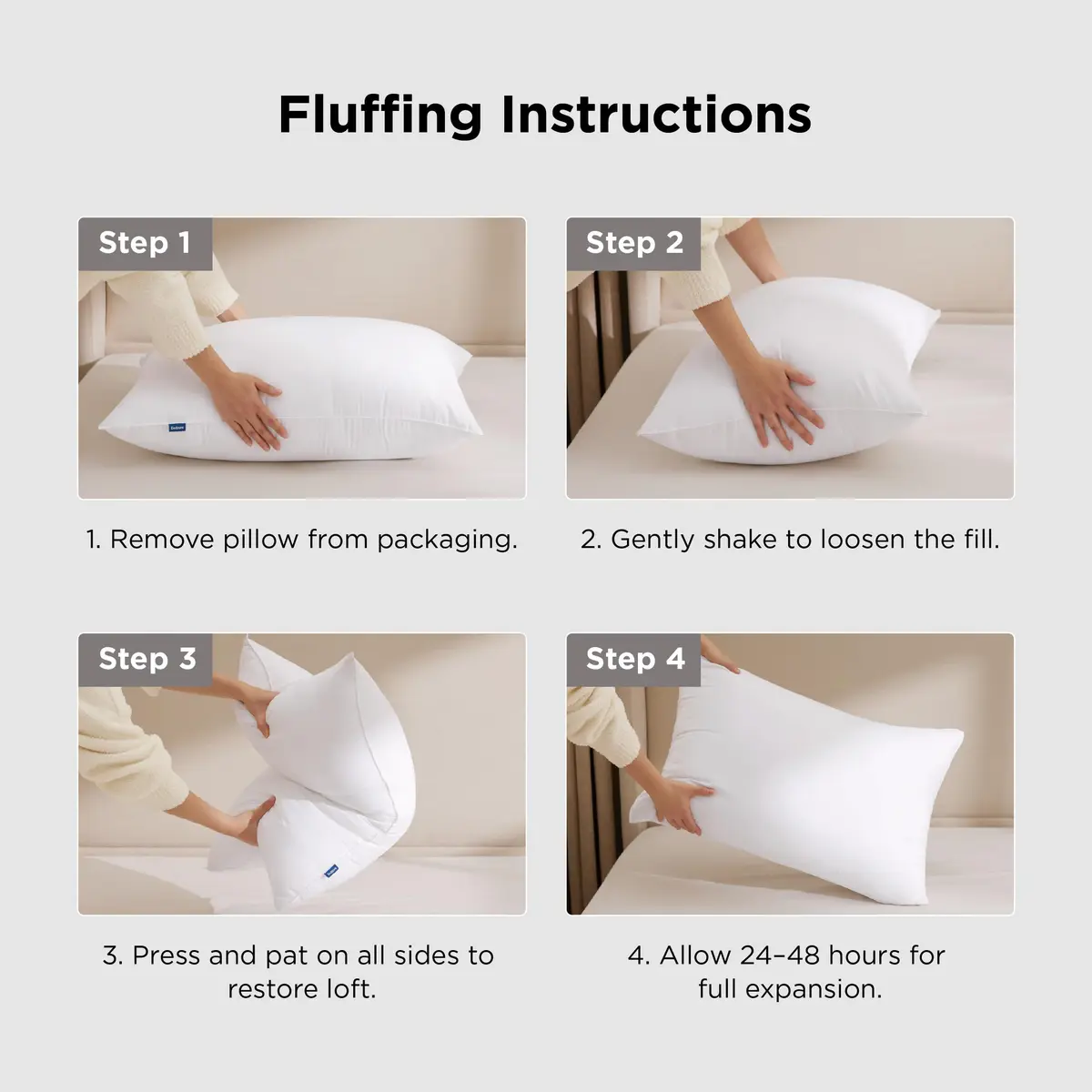 Bedsure Pillow Queen Size Set of 2 | Plush, OEKO-TEX Certified for Ultimate Comfort - view 7