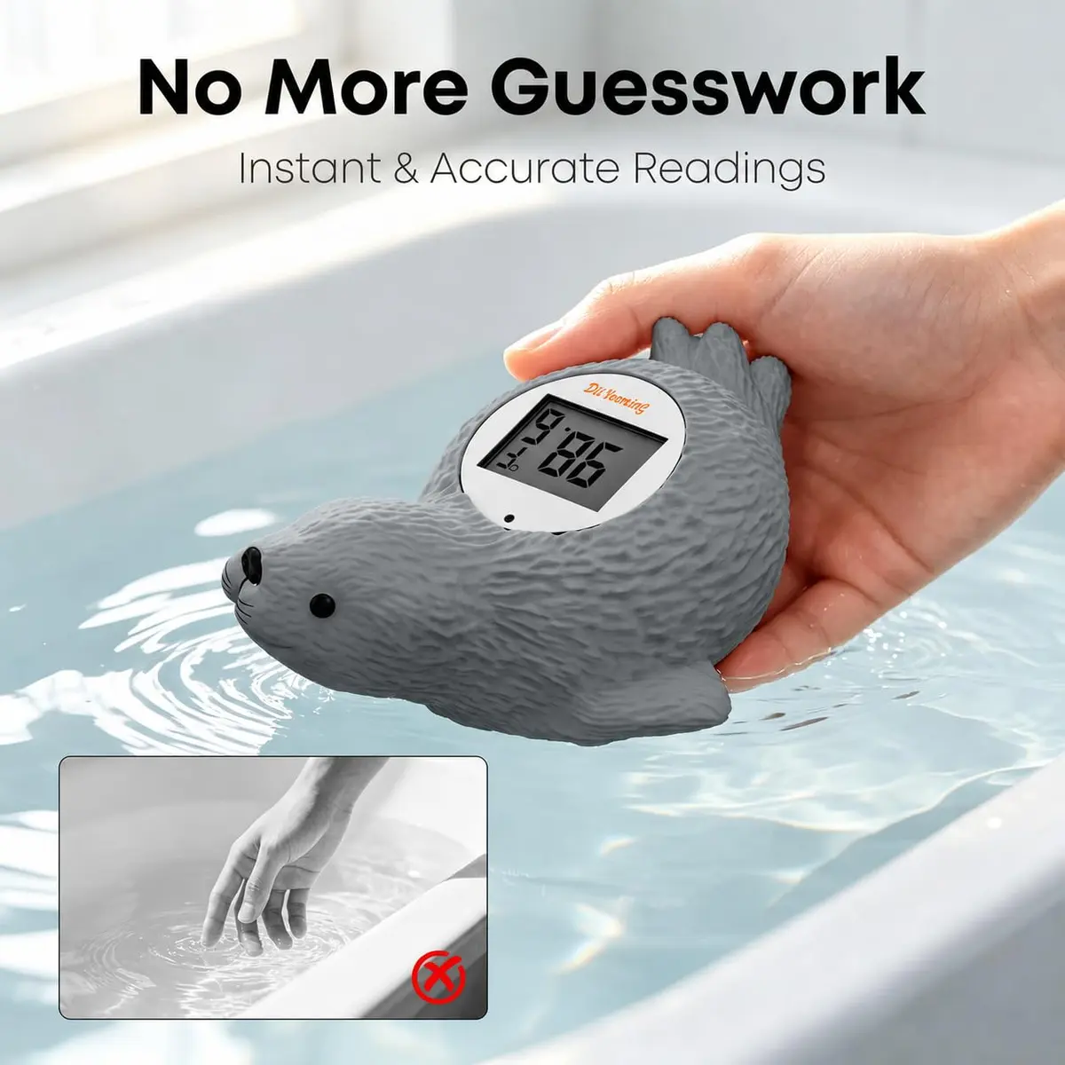 Doli Yearning Baby Bath Thermometer 4.4 inches | Accurate & Waterproof for Safe Baby Water Monitoring - view 7